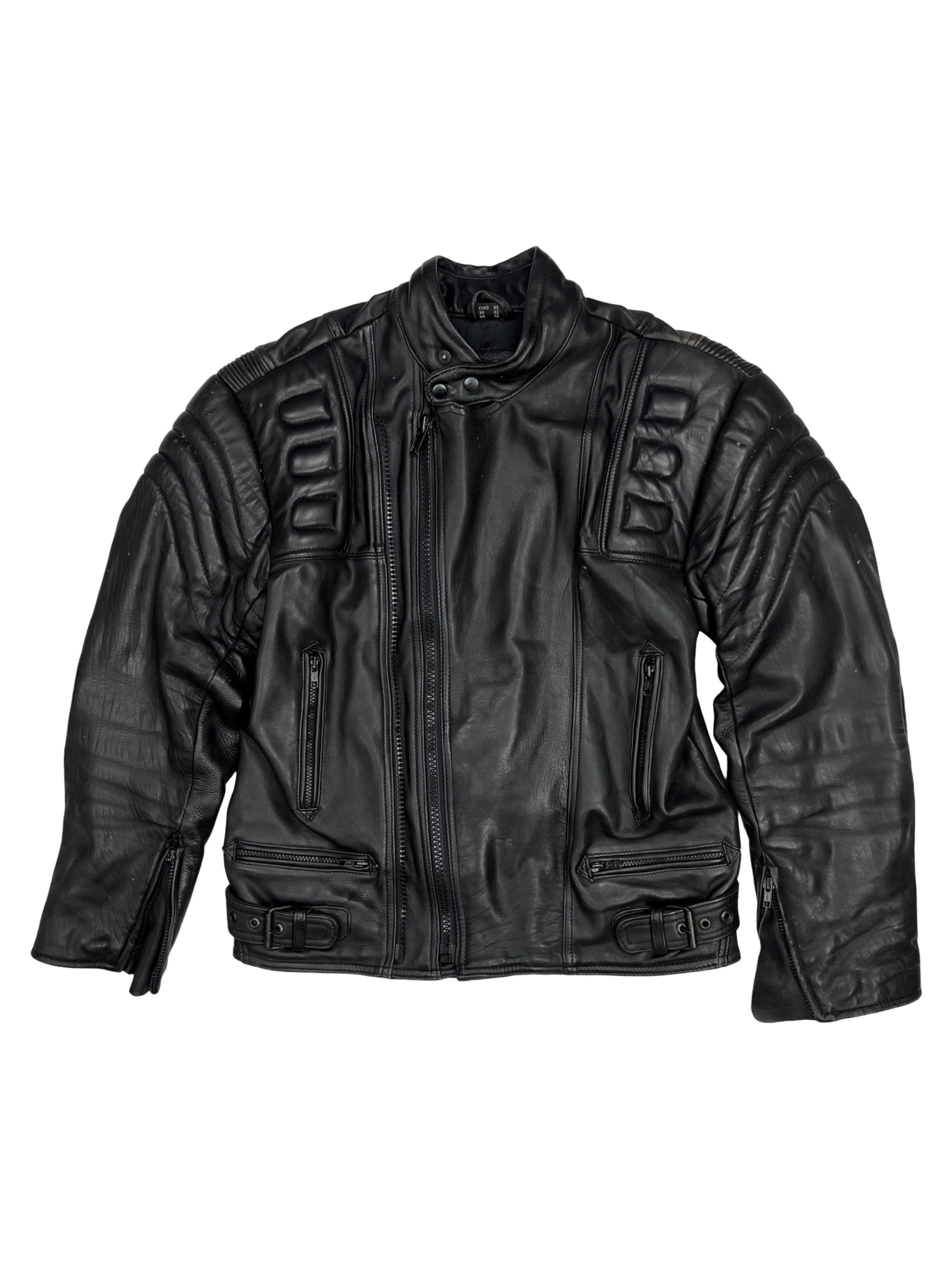 Rookie Leather Jacket Double Biker size L-/Japan FedEx