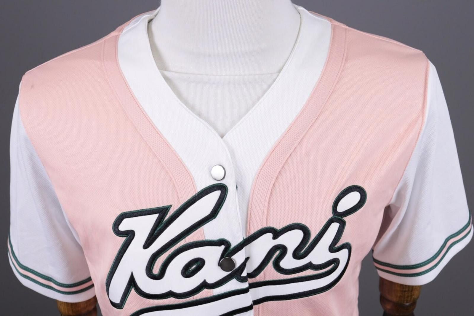 Karl Kani Karl Kani Pink Summer Embroidered This Baseball Shirt Sz L Size US L / EU 52-54 / 3 - 4 Thumbnail