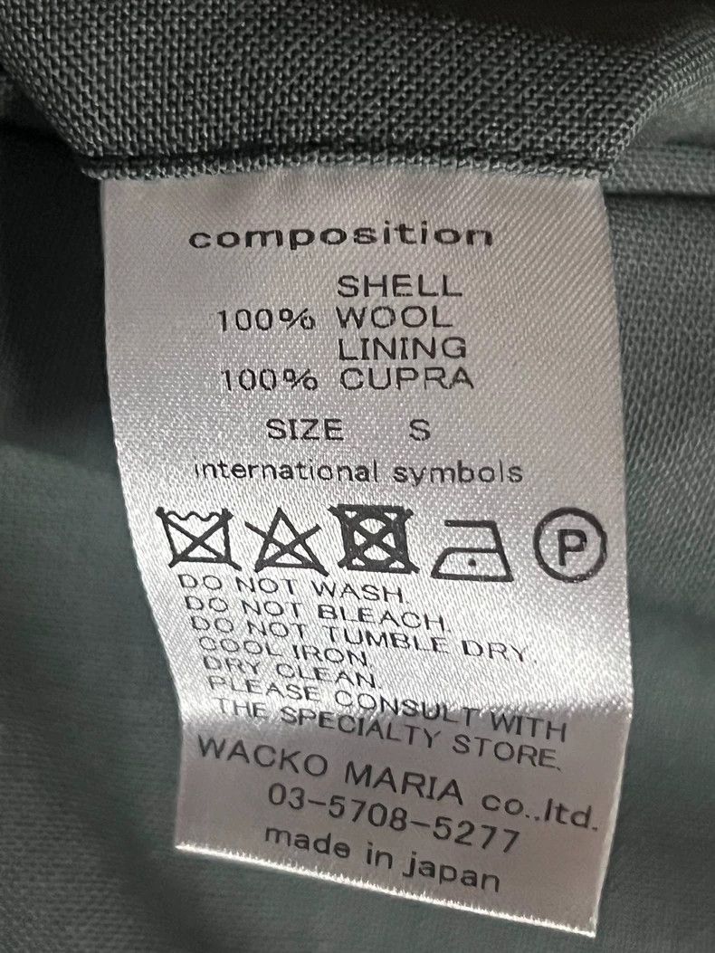 Wacko Maria Wacko Maria Straight wool casual dress pants 2503-Nextarrow Size 38S - 6 Thumbnail