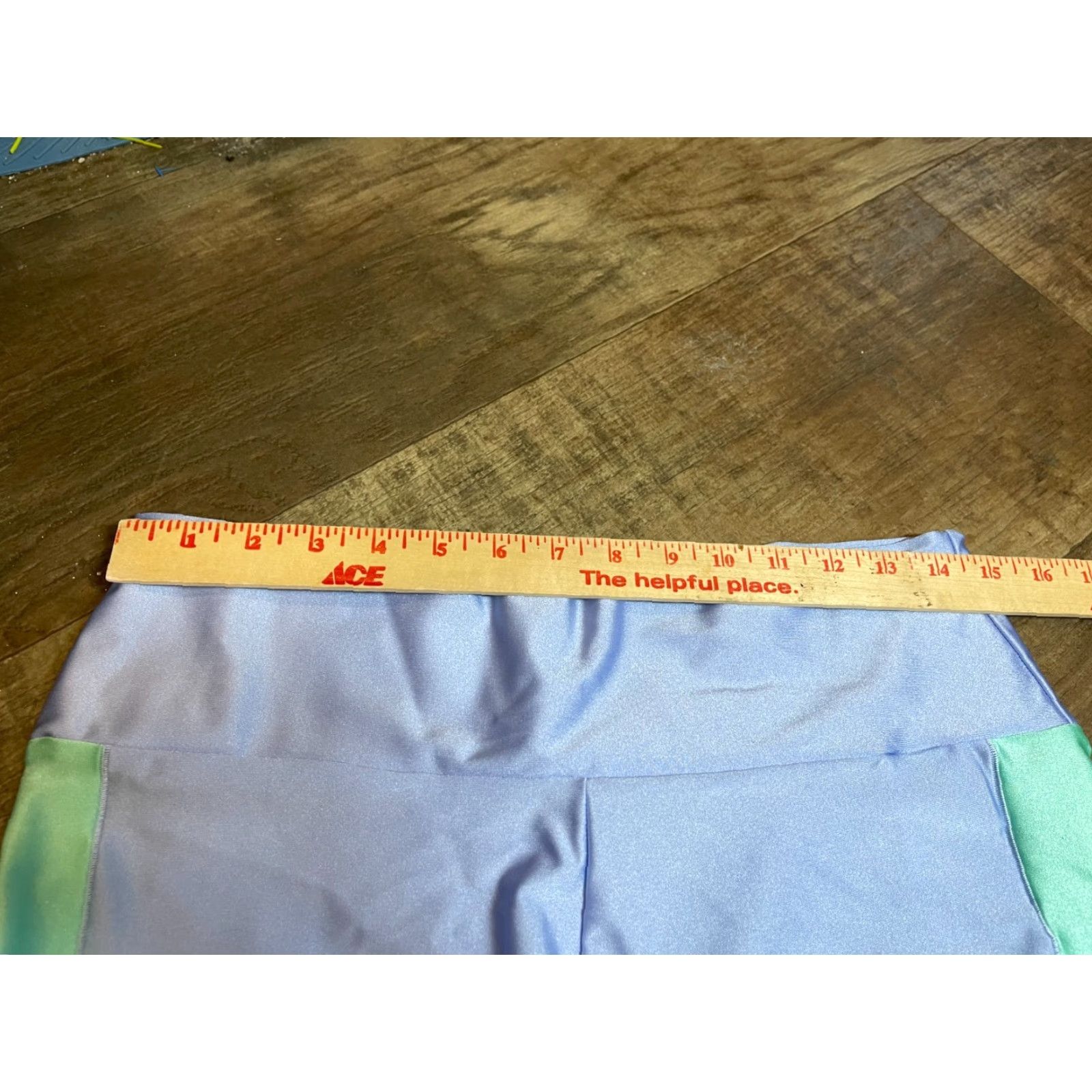 Adidas Adidas Shorts Womens XL Blue Dawn Spell Out Logo Size 40" / US 18 - 3 Thumbnail