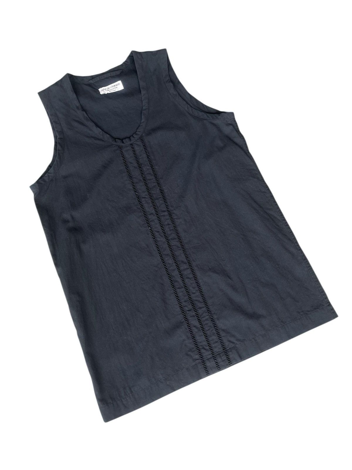 Comme des Garcons × Japanese Brand × Rei Kawakubo Robe De Chambre Comme Des Garcons Sleeveless Tank Top Size M / US 6-8 / IT 42-44 - 2 Thumbnail