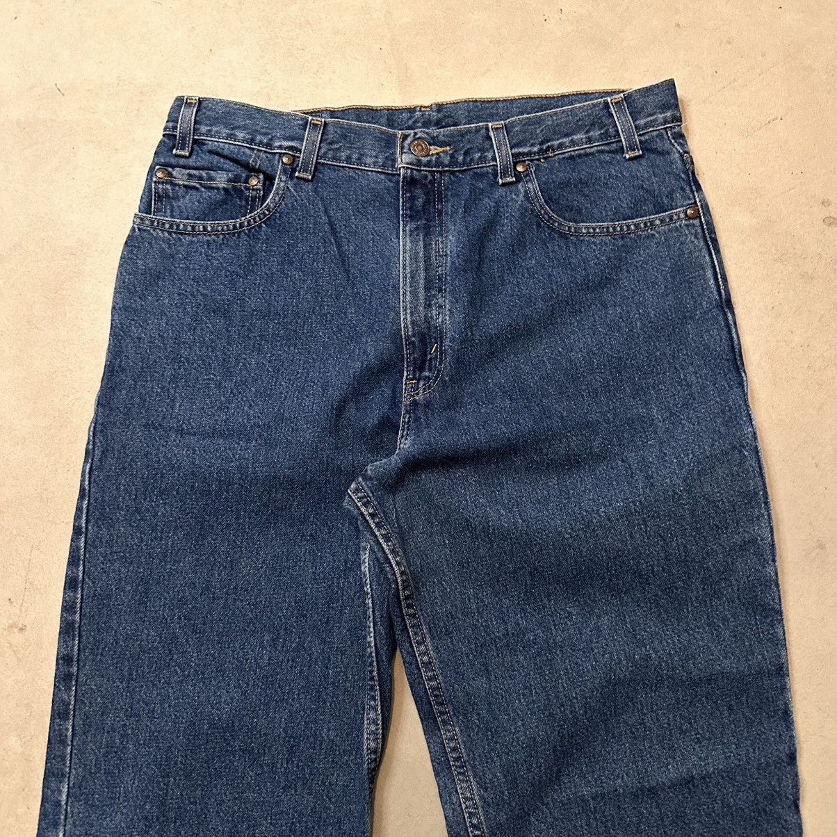 Levi's Vintage Y2K Levis 540 Relaxed Fit Bronze Tab Blue Jeans Size US 36 / EU 52 - 7 Thumbnail