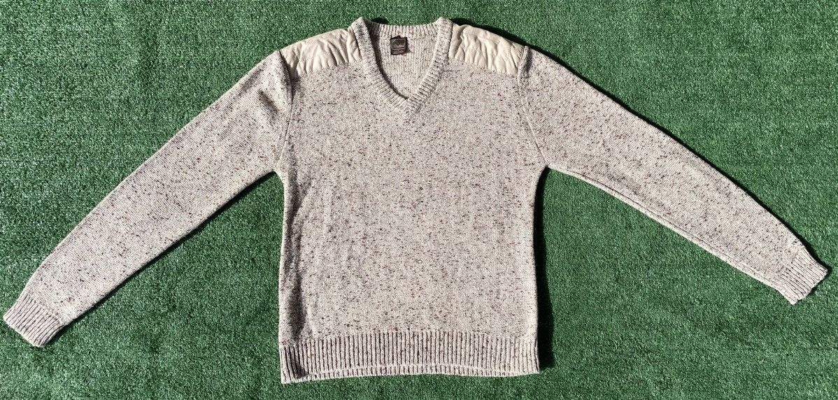 Vintage Vintage 80’s Brittania Knit Confetti Elbow Patches Sweater Size US S / EU 44-46 / 1 - 2 Thumbnail