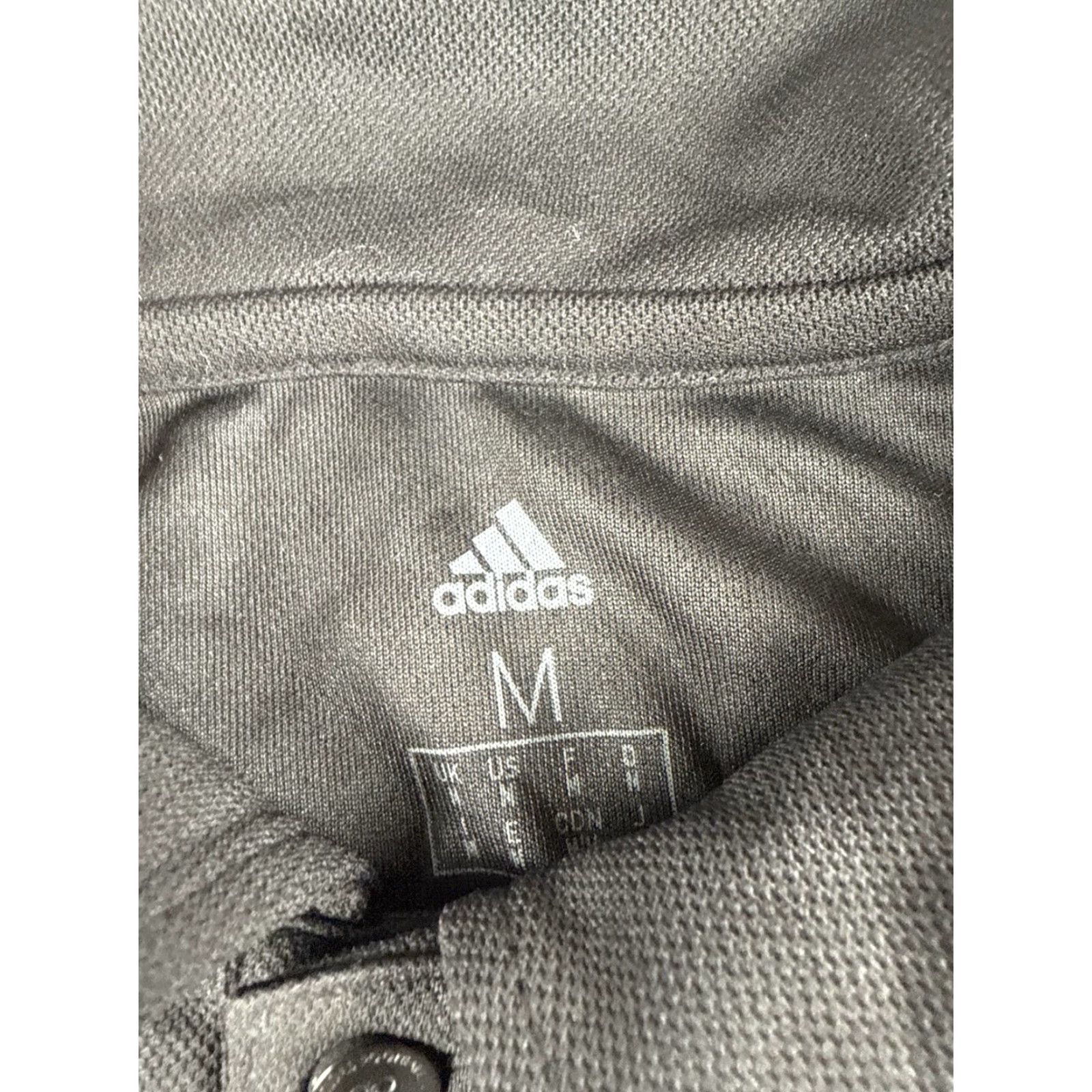 Adidas adidas Shirt Mens XL Black Climalite Soccer Jersey Short Sleeve Crew Neck Moisture Wicking Size US XL / EU 56 / 4 - 3 Thumbnail