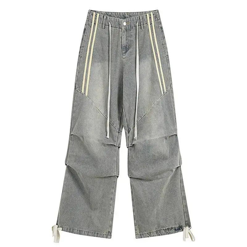 Japanese Brand × Jean Pleated Wide Leg Jeans Size US 28 / EU 44 - 3 Thumbnail
