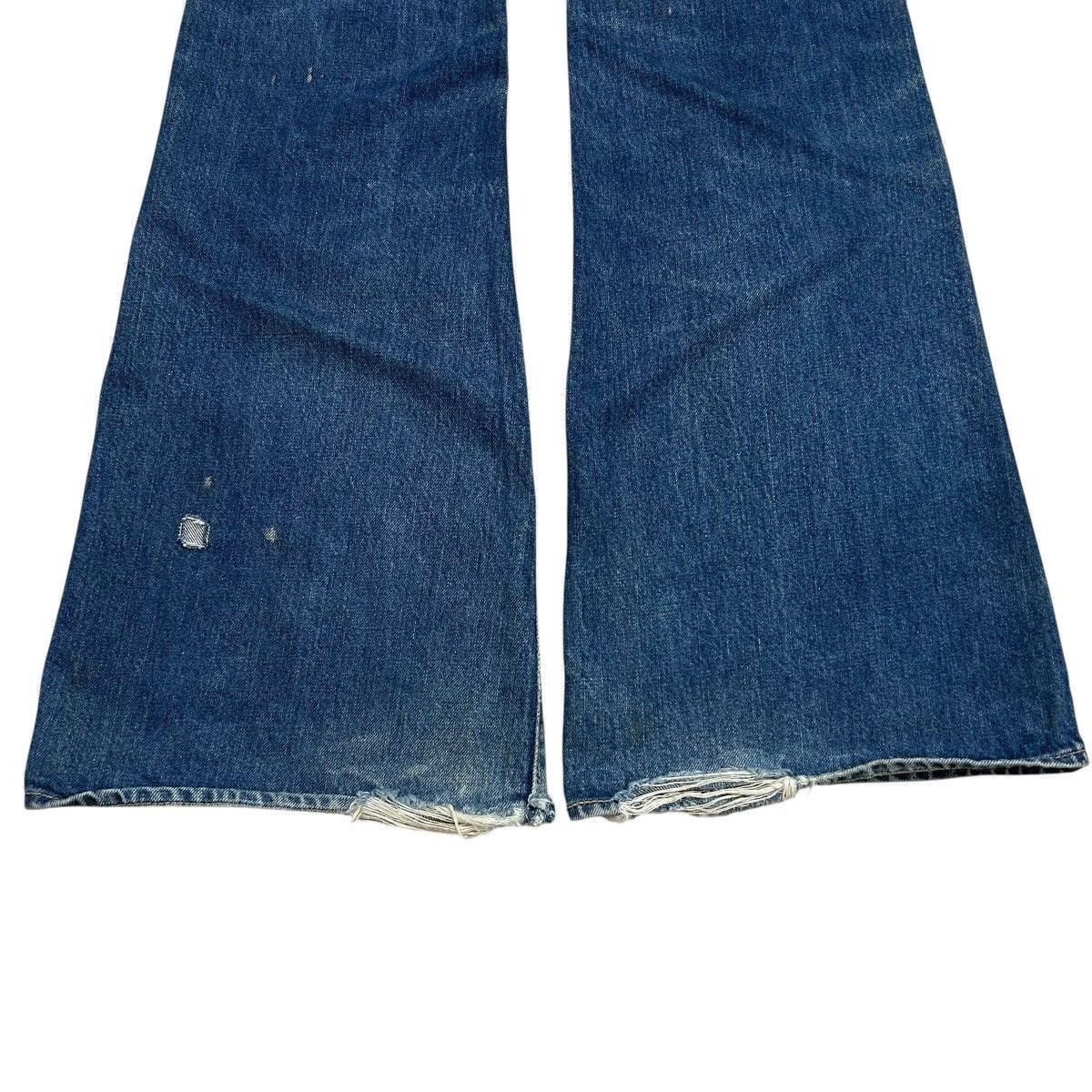 Tornado Mart 80s Bell Bottom Bobson Talon Blue Denim Size 27" / US 4 / IT 40 - 9 Thumbnail