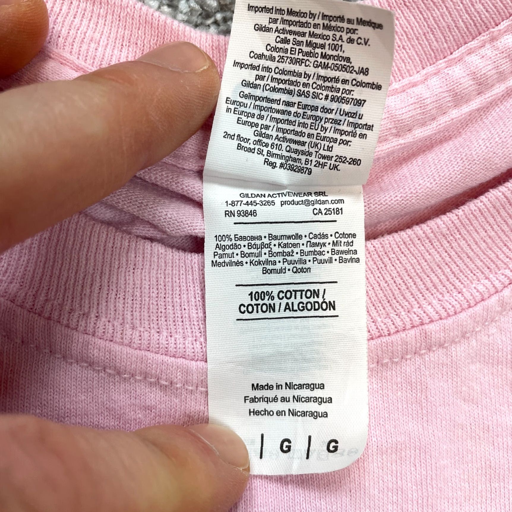 Gildan Gildan Ultra Cotton Shirt Mens Large Out Pink the Enemy Football Seam CB West Skull Size US L / EU 52-54 / 3 - 4 Thumbnail
