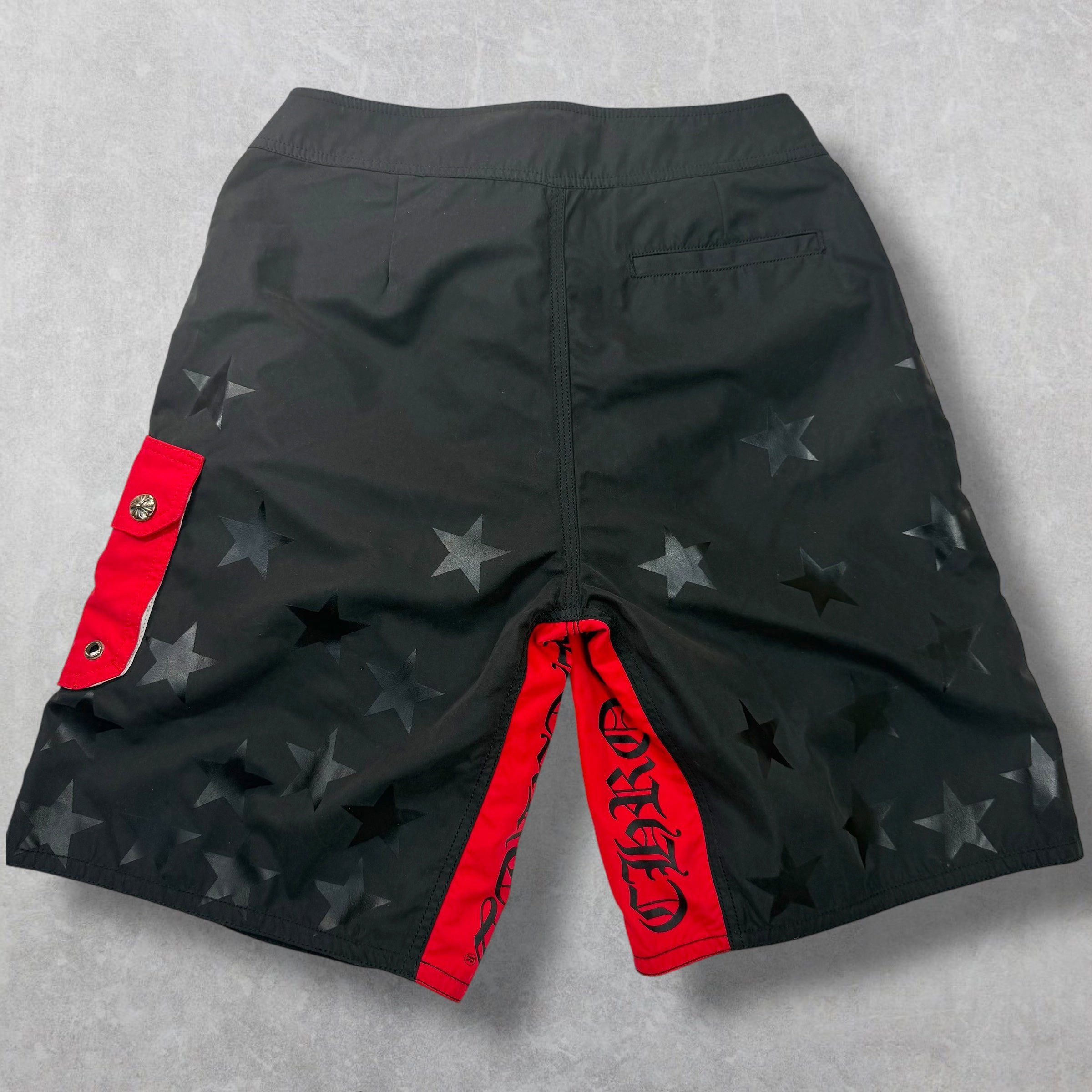 Chrome Hearts Chrome Hearts Leather Plus Patch Swim Shorts 31 Size US 31 - 2 Thumbnail