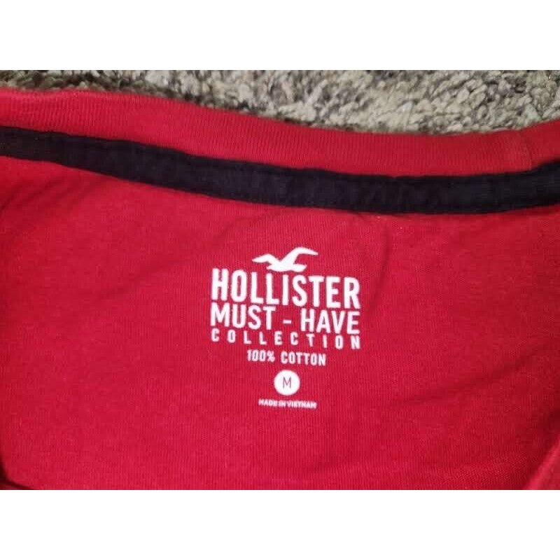 Hollister Hollister Shirt Adult Mens Medium Solid Red Embroidered Logo Size US M / EU 48-50 / 2 - 3 Thumbnail