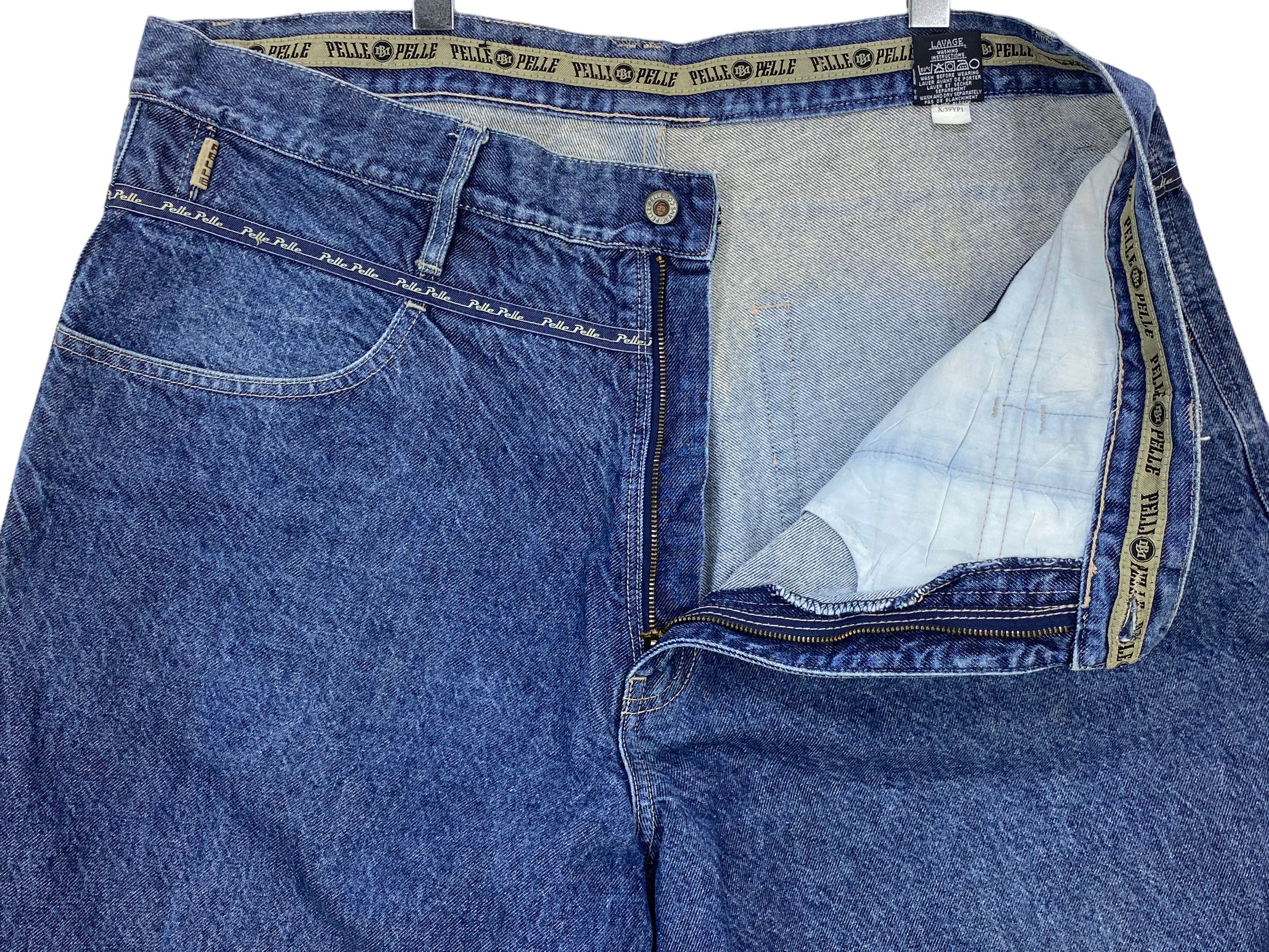 Japanese Brand × Pelle Pelle Pelle Pelle Baggy Jeans Hip Hop Skateboard Jeans Size US 40 / EU 56 - 10 Thumbnail