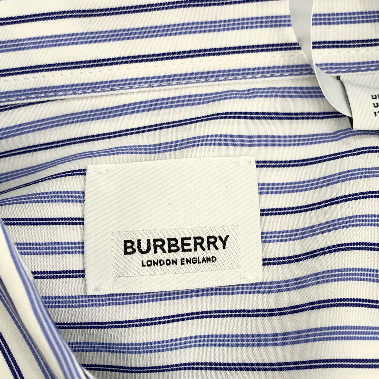 Burberry Burberry Two-Tone Single-Breasted Striped Short-Sleeve Shirt Size US S / EU 44-46 / 1 - 5 Thumbnail