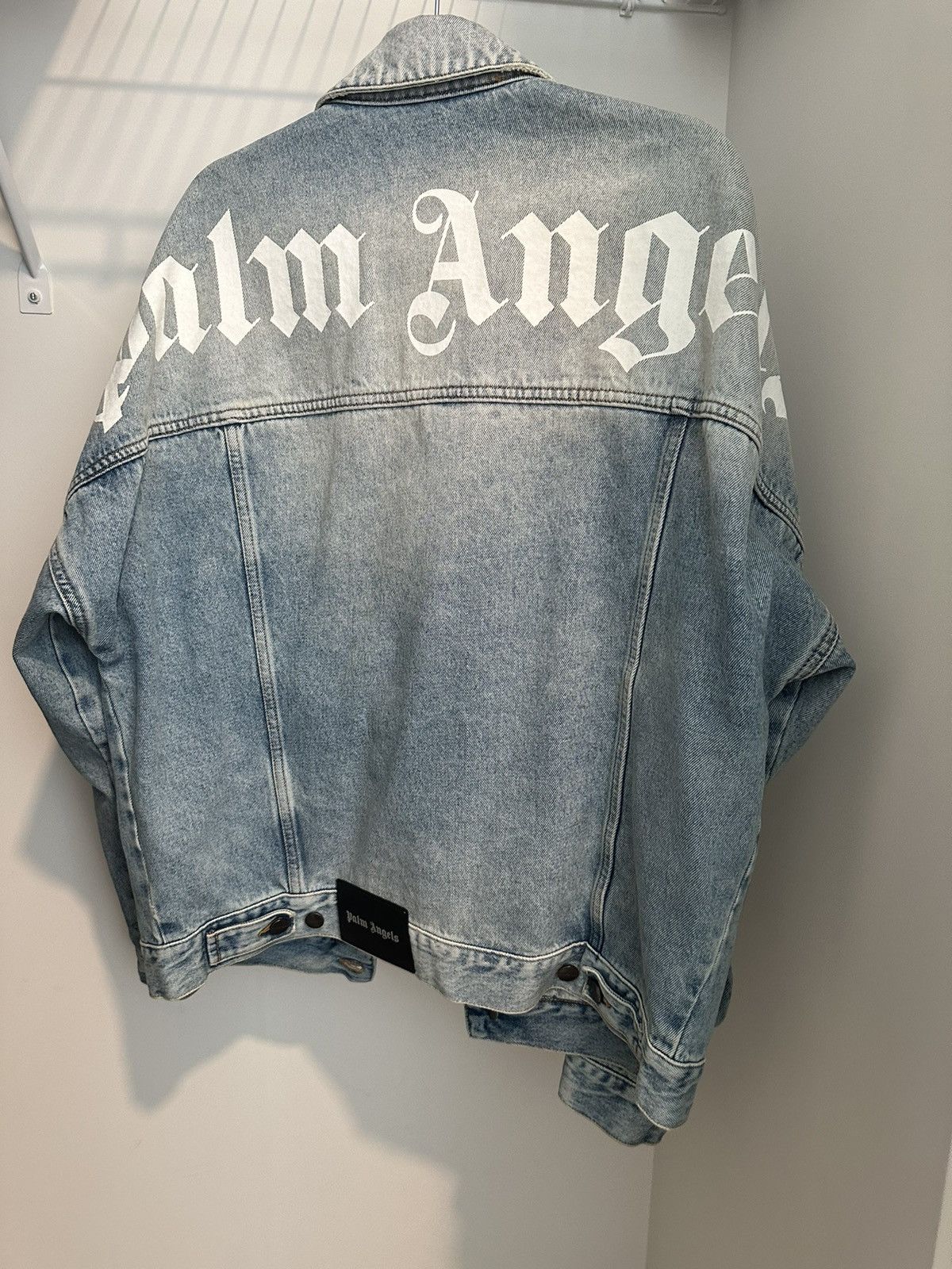 Palm Angels Palm Angels Logo Denim Jacket Size US L / EU 52-54 / 3 - 2 Thumbnail