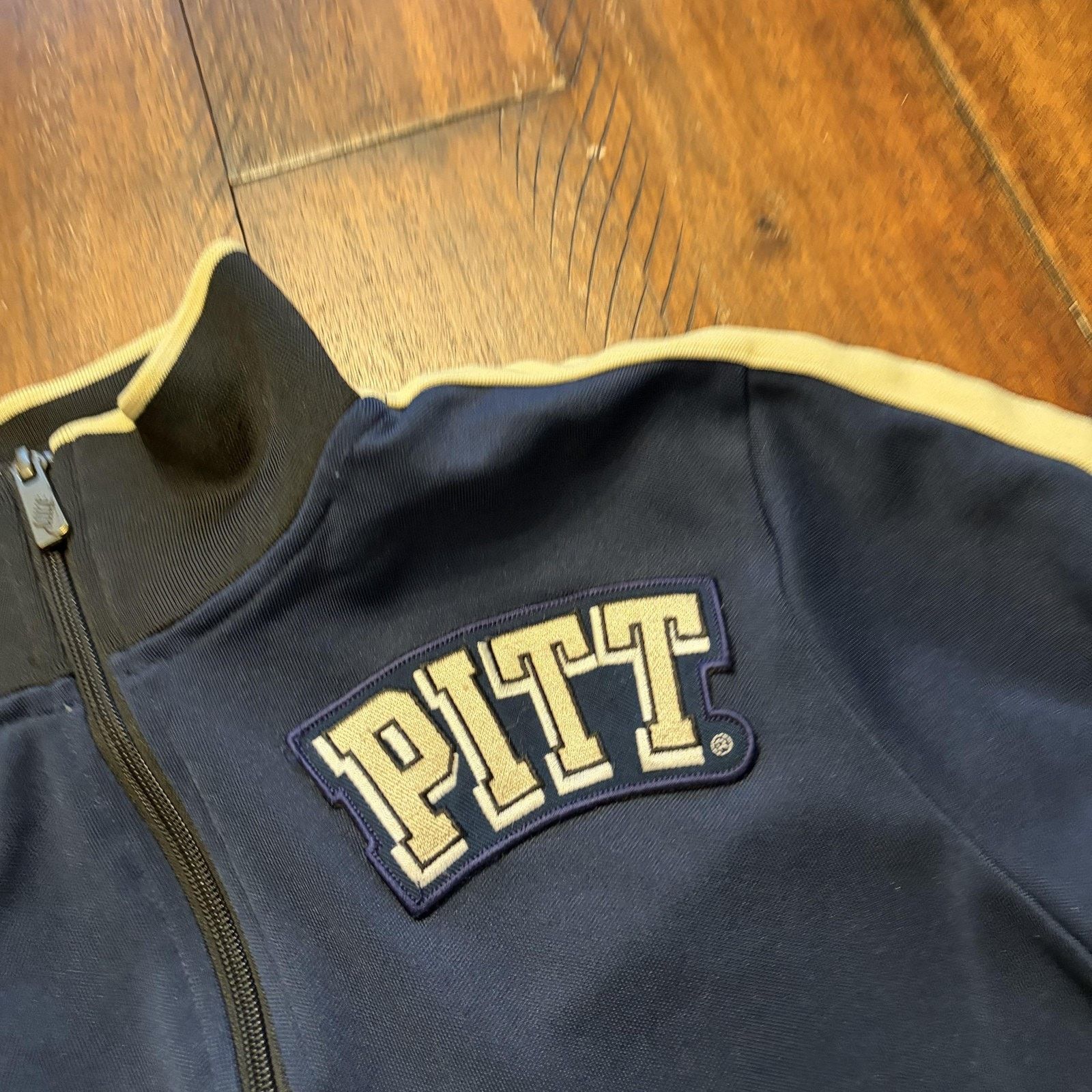 Nike Pittsburgh Panthers Jacket Mens Small Navy Blue PITT Nike Size US S / EU 44-46 / 1 - 6 Thumbnail