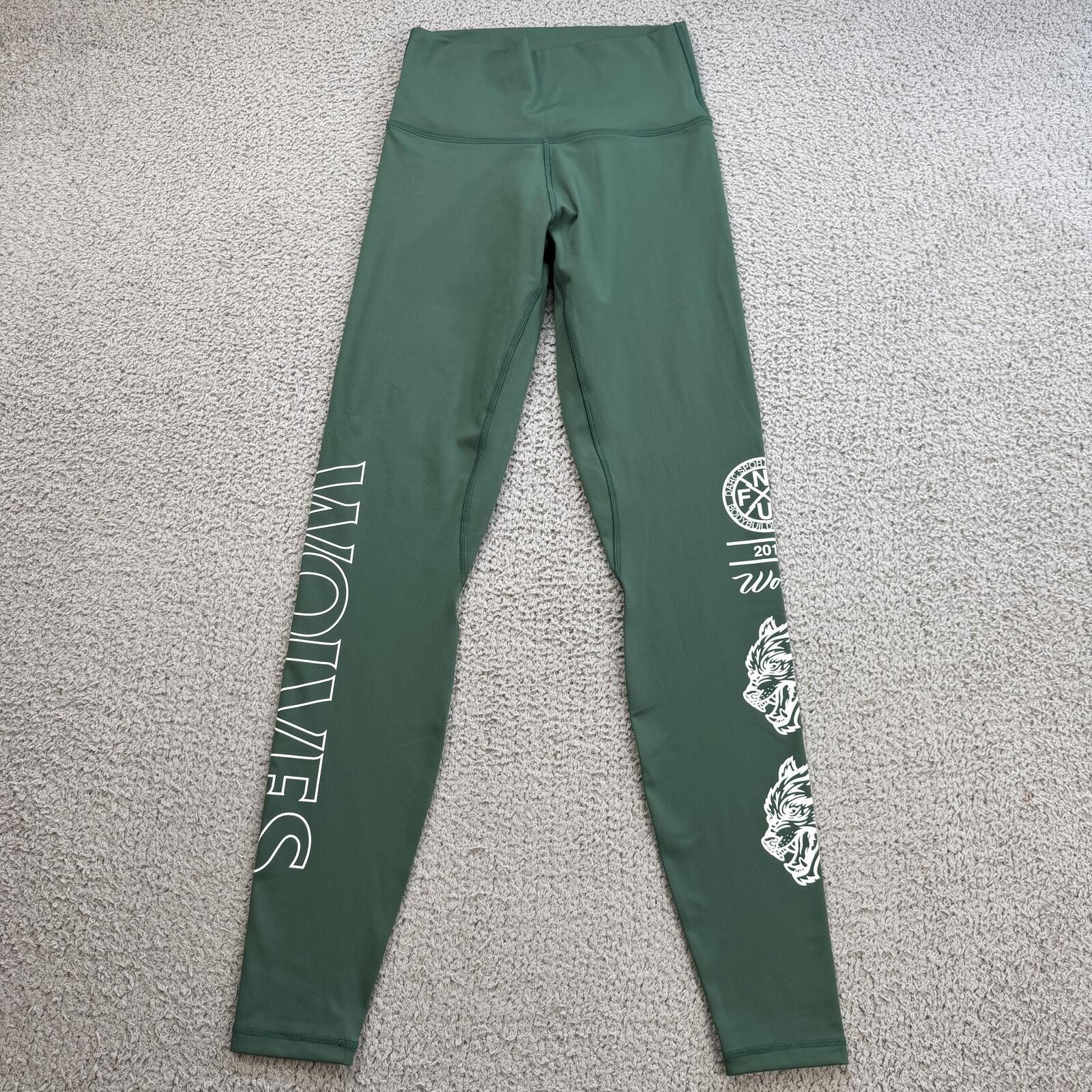 Darc Sport Darc Sport Wolves Leggings 65 of 500 Green High Waisted Gym Size 28" / US 6 / IT 42 - 1 Thumbnail