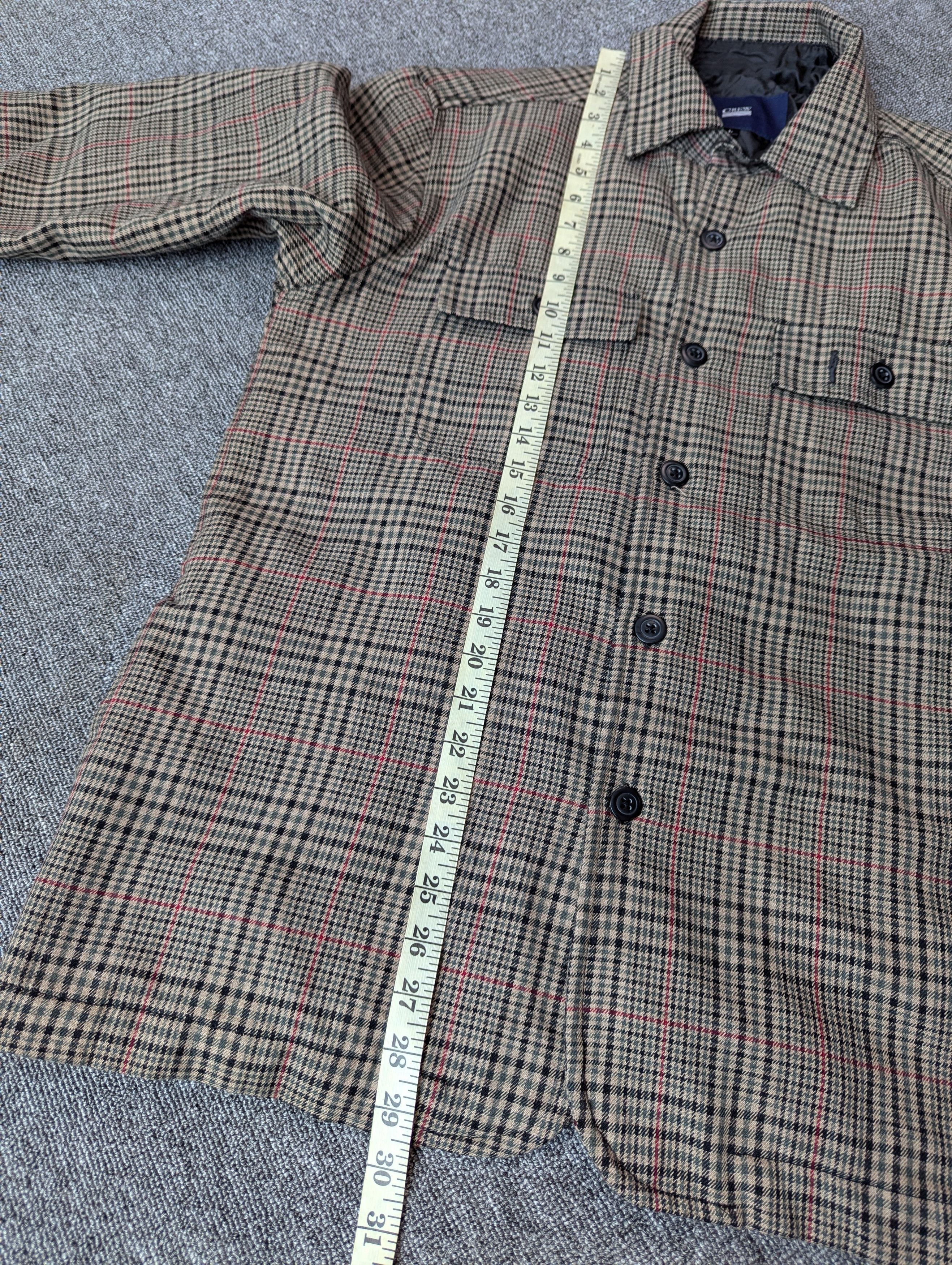 Japanese Brand Crew Checkered Quilted Overshirt Button Ups Jacket Size US L / EU 52-54 / 3 - 14 Thumbnail