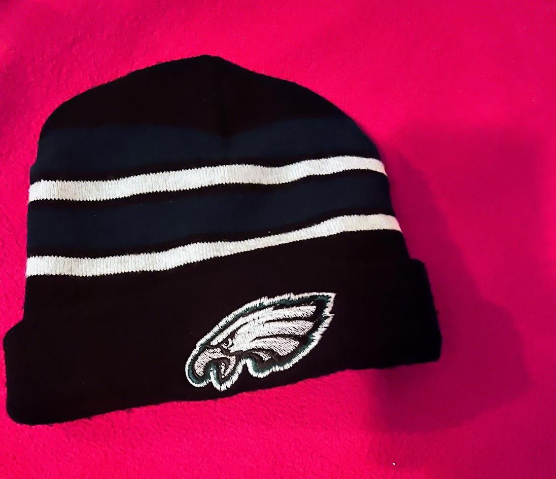 NFL Philadelphia Eagles Knit Beanie Hat - Black and Green Size ONE SIZE - 1 Preview