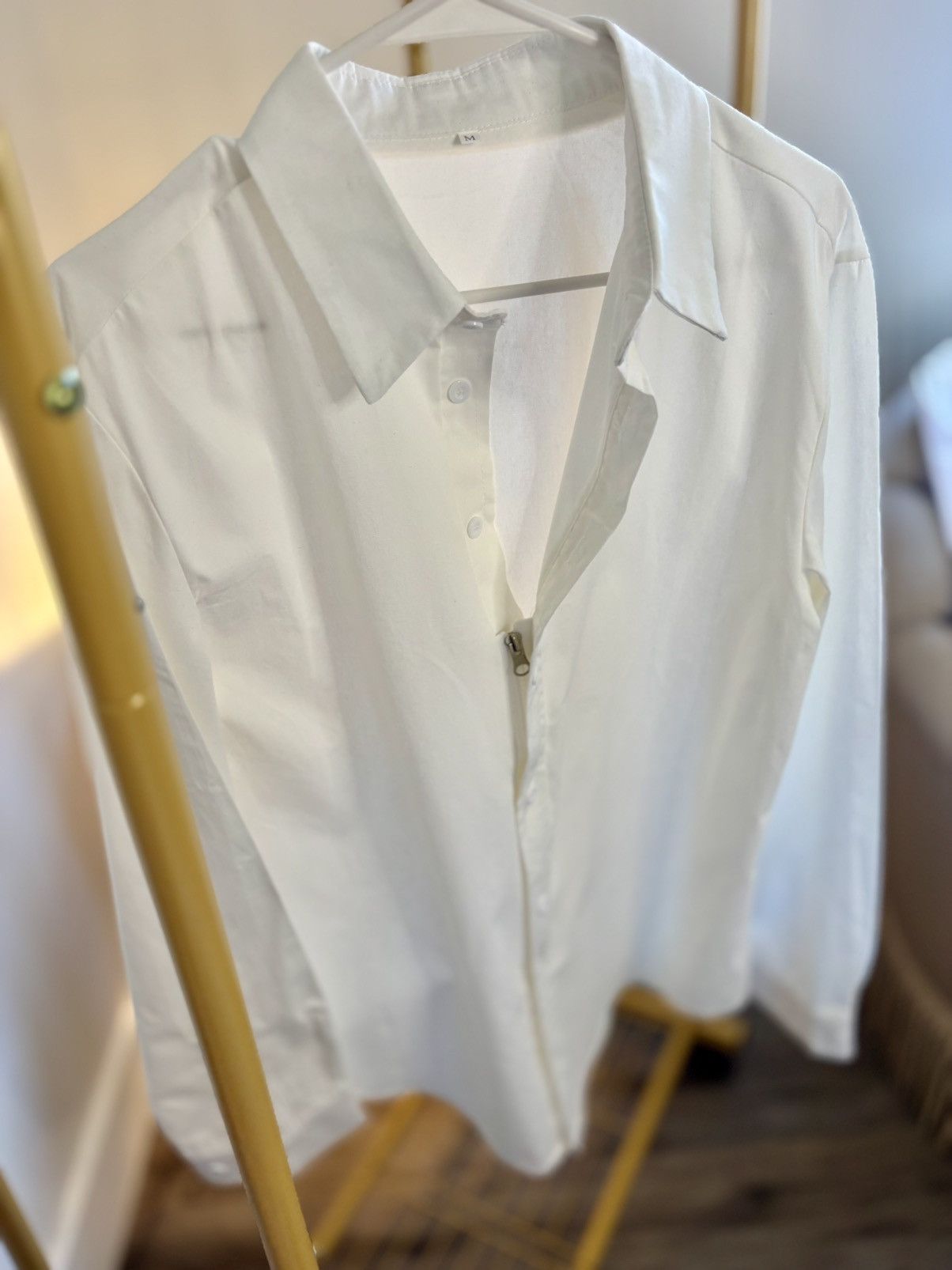 Other White Button Down Shirt Size US M / EU 48-50 / 2 - 1 Thumbnail