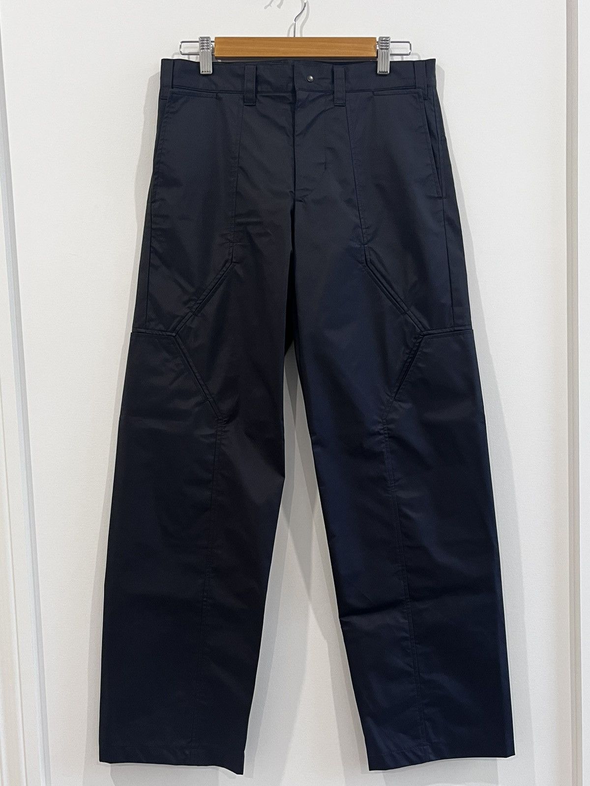Japanese Brand Oppose Duality 8 Pocket Panel Nylon Trousers Black SS24 Size US 30 / EU 46 - 1 Thumbnail