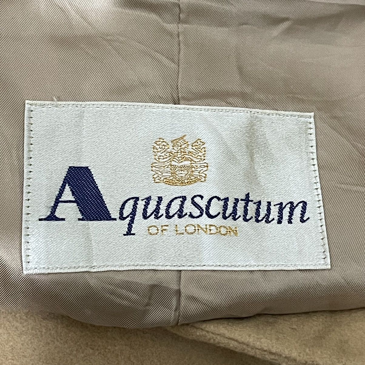 Aquascutum × Designer Vintage Aquascutum Made in Japan Wool Trench Coat Jacket Size M / US 6-8 / IT 42-44 - 16 Thumbnail