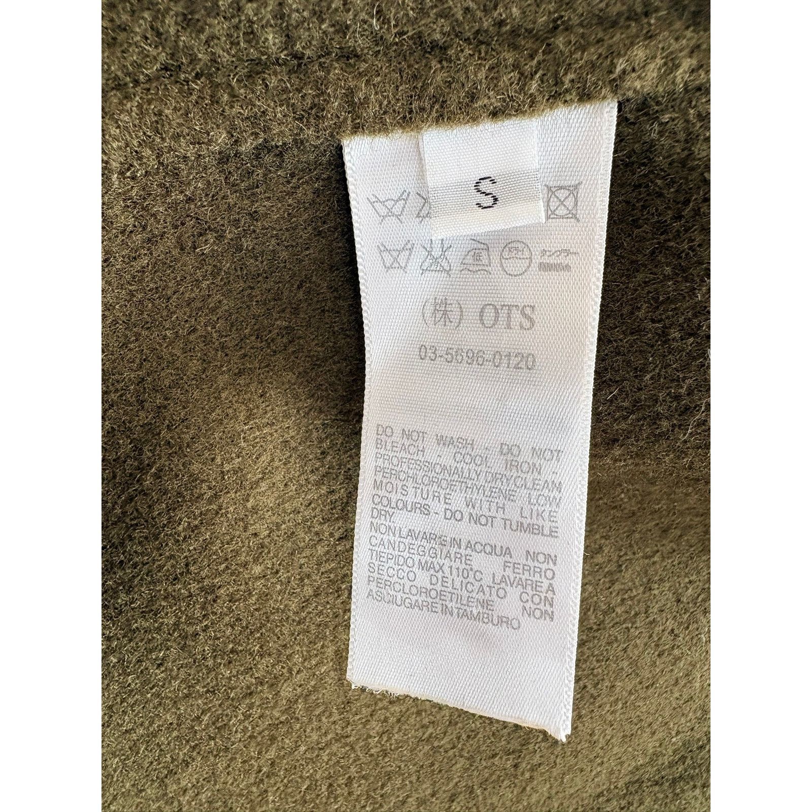 Acne Studios Amen x for Barbed Italy 100% Wool Coat Olive Green S Size S / US 4 / IT 40 - 7 Thumbnail