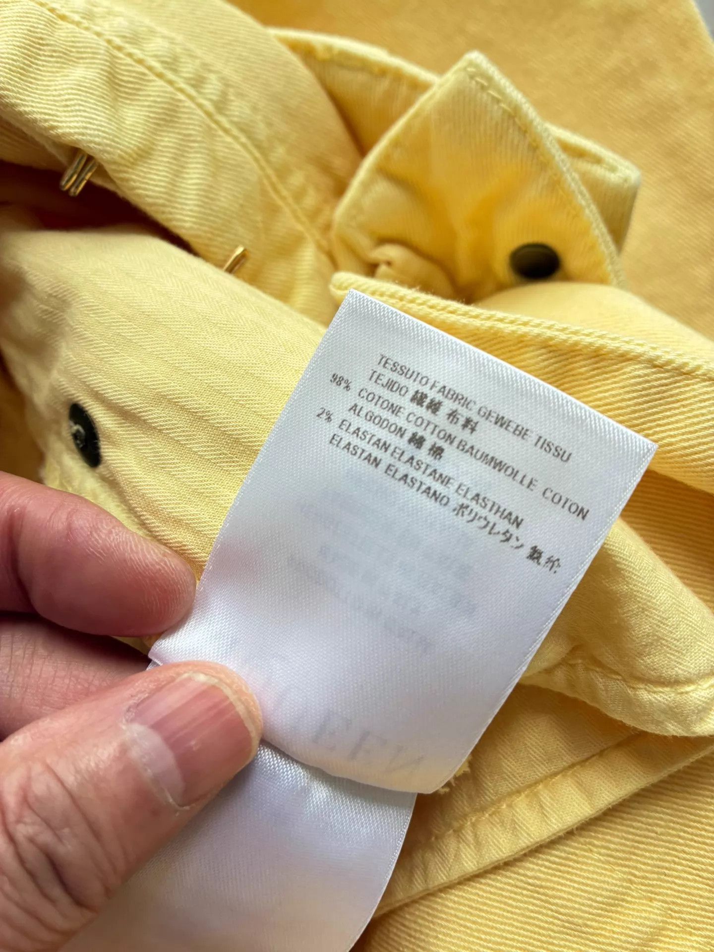 Alexander McQueen Alexander McQueen Yellow High-Waist Trousers 38 Size 26" / US 2 / IT 38 - 6 Thumbnail