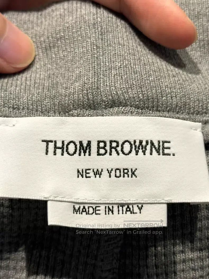 Thom Browne Thom Browne size 5 Gray Waffle Sweatpants Size US 32 / EU 48 - 3 Thumbnail