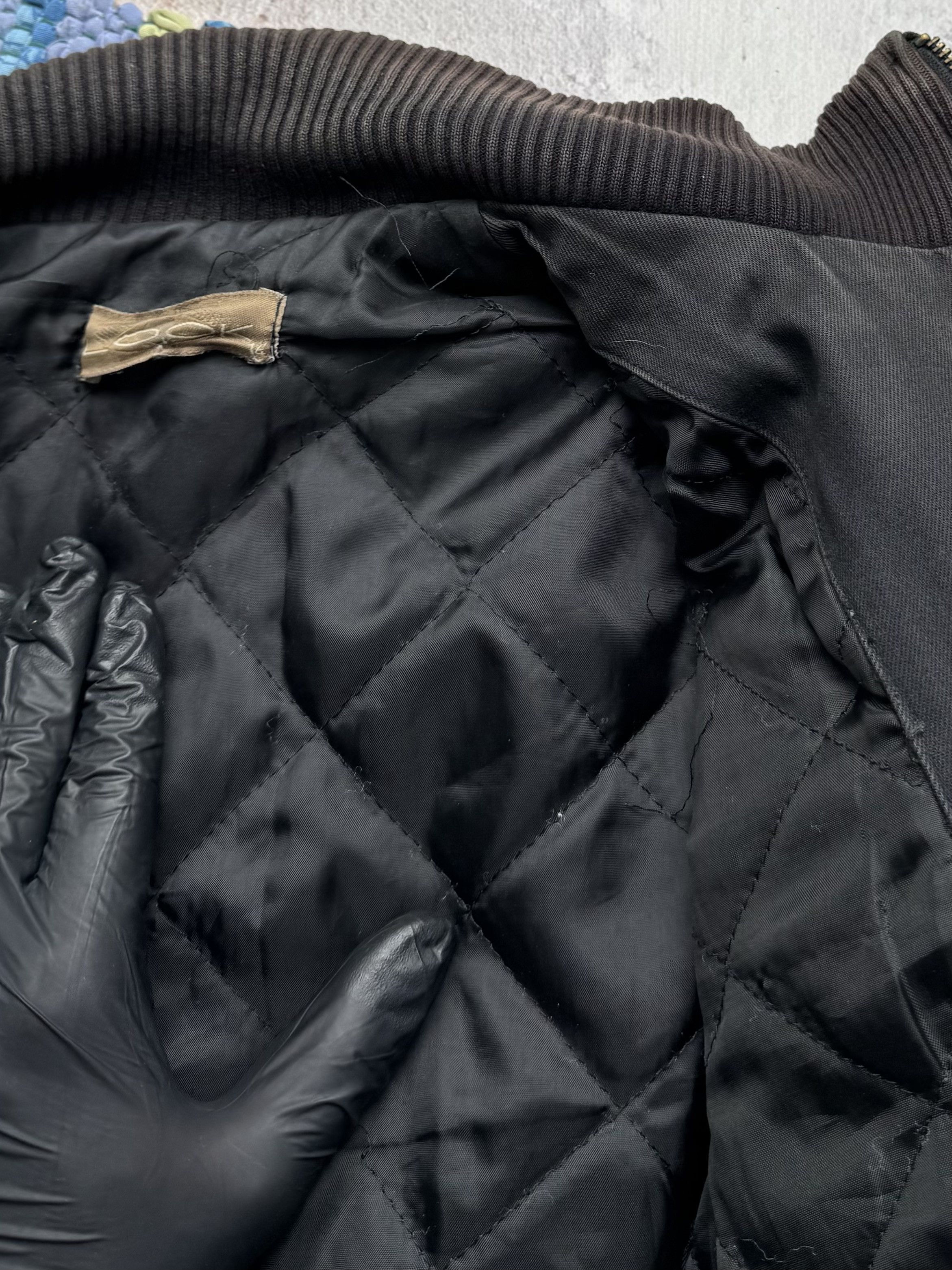 Vintage Vintage Black Crop Jacket Bomber Zip Utility Casual Coat Size M / US 6-8 / IT 42-44 - 8 Thumbnail