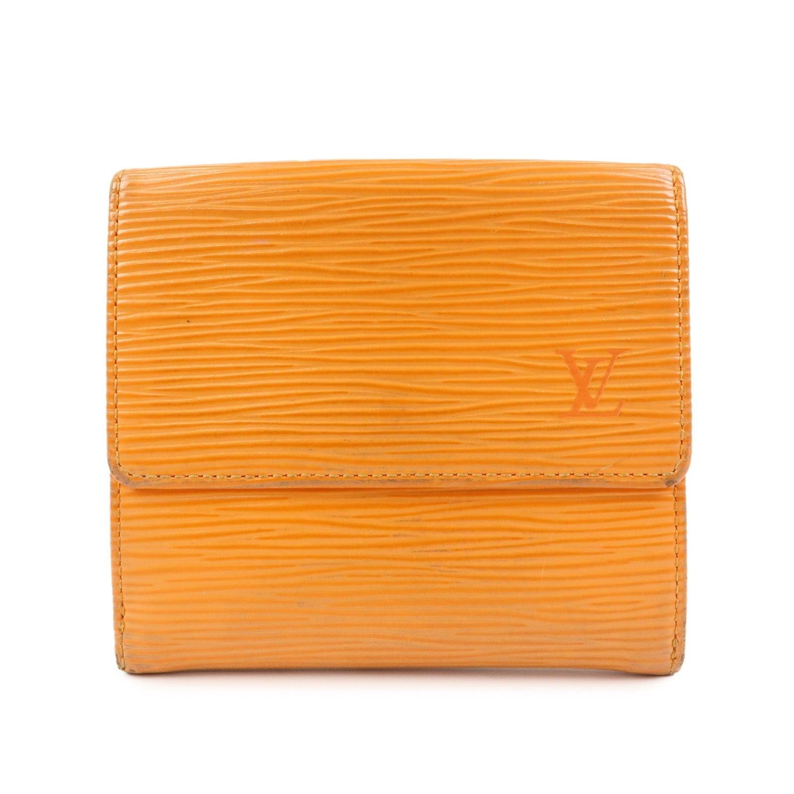 Louis Vuitton Louis Vuitton Epi Porte Monnaie Billets Credit Wallet Orange Size ONE SIZE - 1 Thumbnail