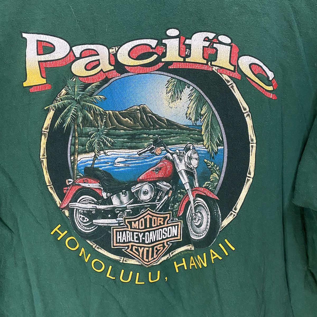 Harley Davidson × Vintage Vintage 1990s Harley Davidson Hawaii Shirt Size US L / EU 52-54 / 3 - 4 Thumbnail
