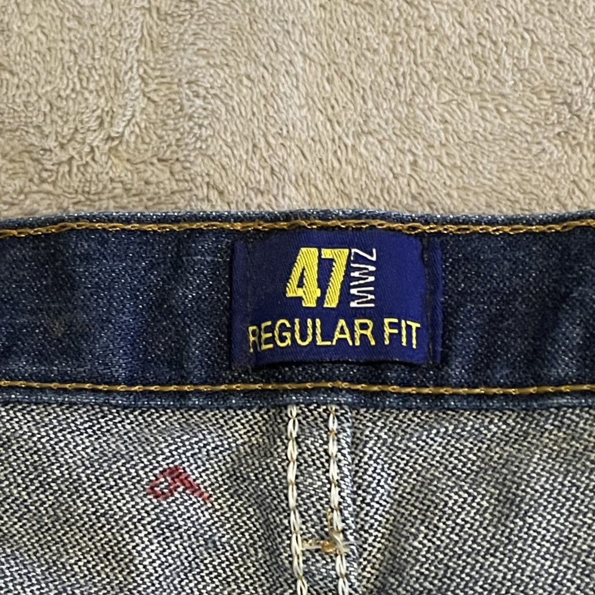 Wrangler Wrangler Regular Fit Mens Blue Denim Jeans 40x32 Cowboy Cut Size US 39 - 6 Thumbnail