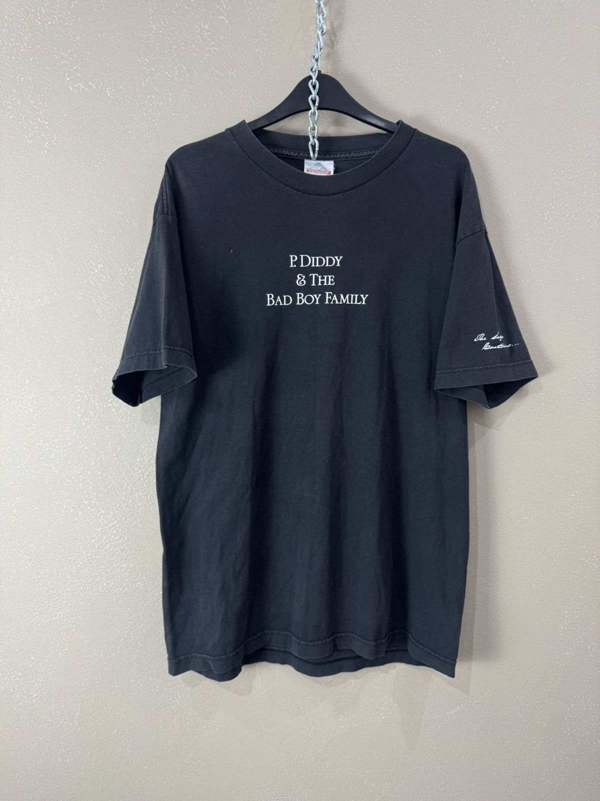 Rap Tees Rare Vintage P Diddy the bad boy family T Shirt Size US L / EU 52-54 / 3 - 1 Thumbnail