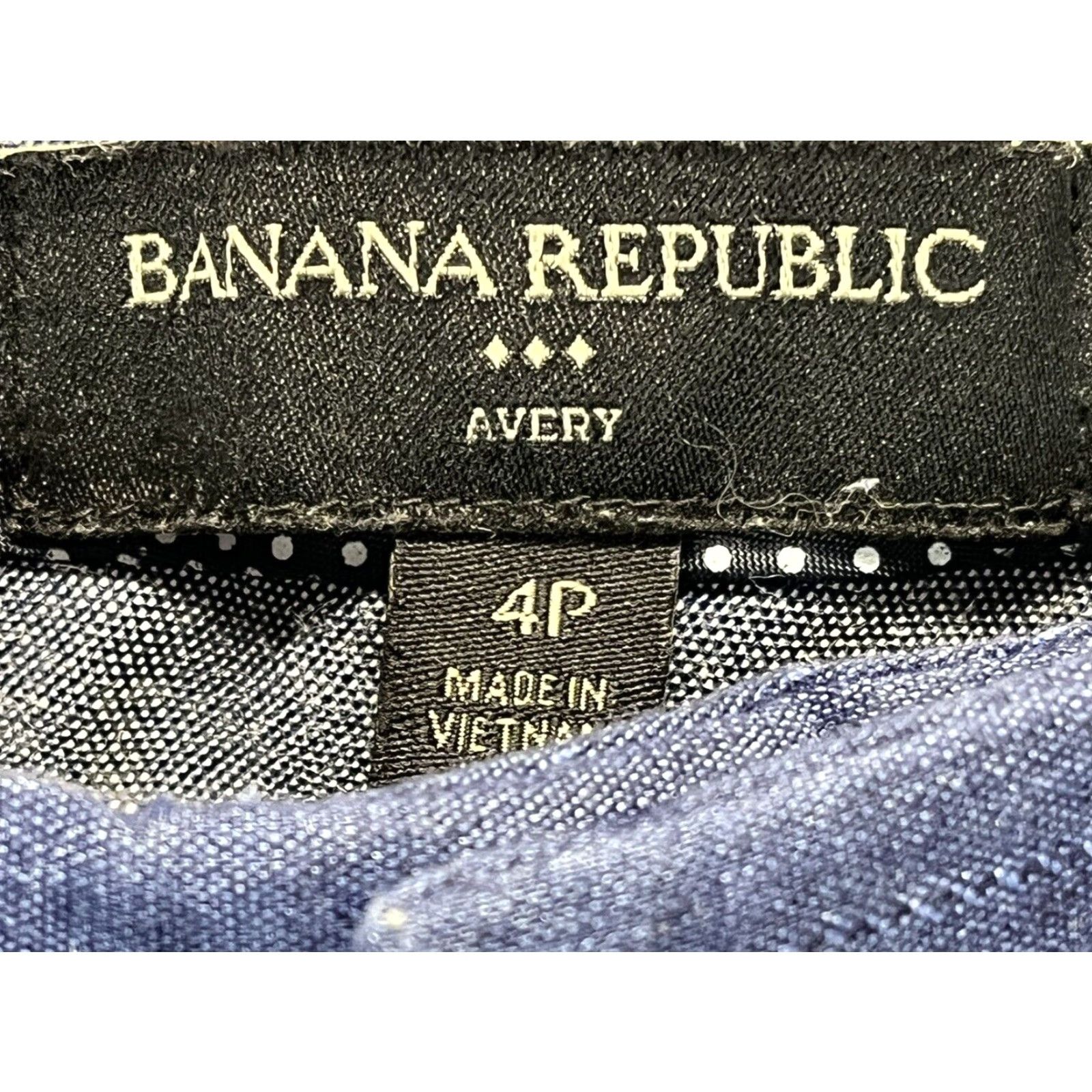 Banana Republic Womens Banana Republic Linen Blend Avery Ankle Pants Sz 4 Petite VGUC Belt Size 27" / US 4 / IT 40 - 5 Thumbnail