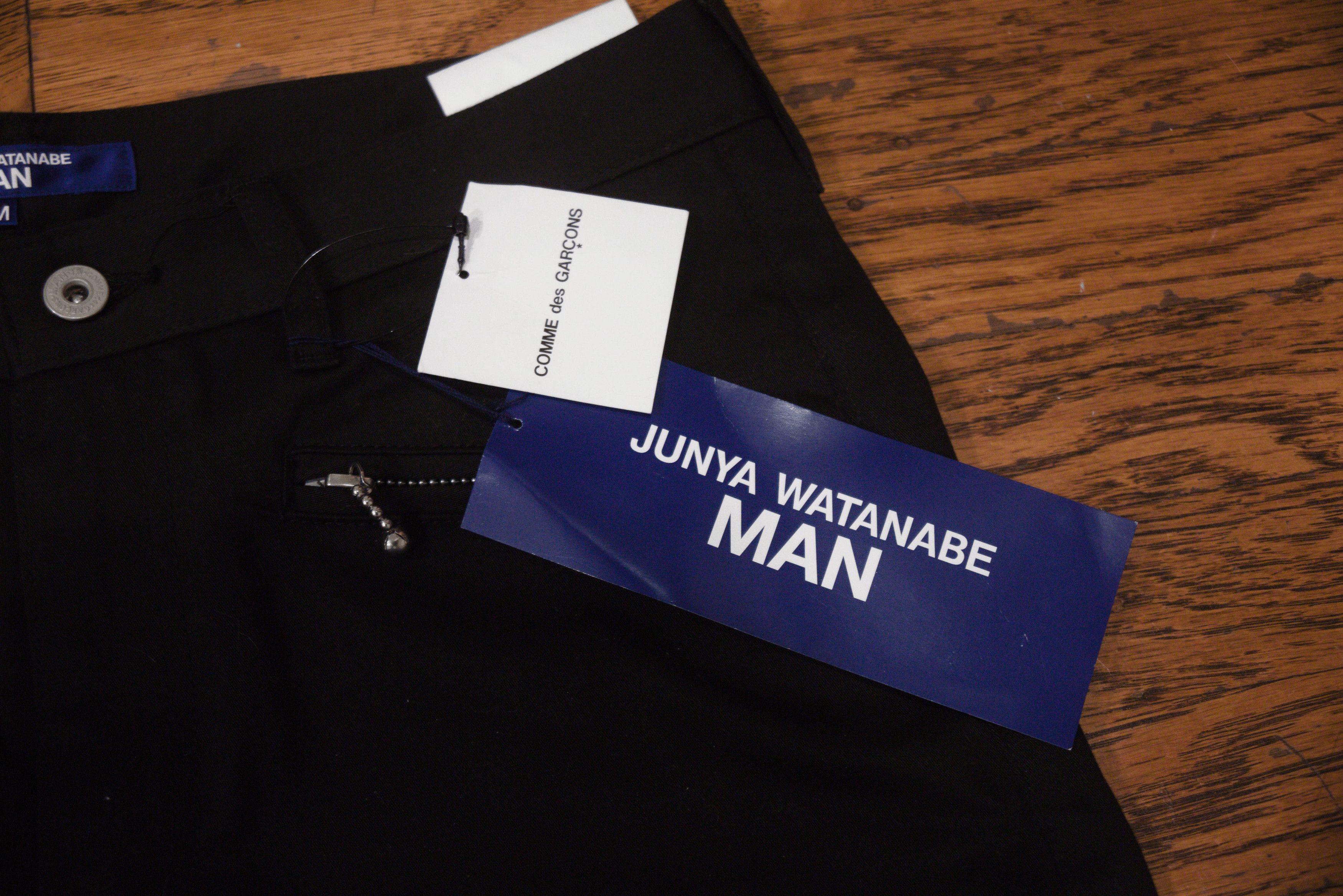 Junya Watanabe Junya Watanabe MAN CDG AW23 Black Cotton Biker Pants Size US 31 - 3 Thumbnail