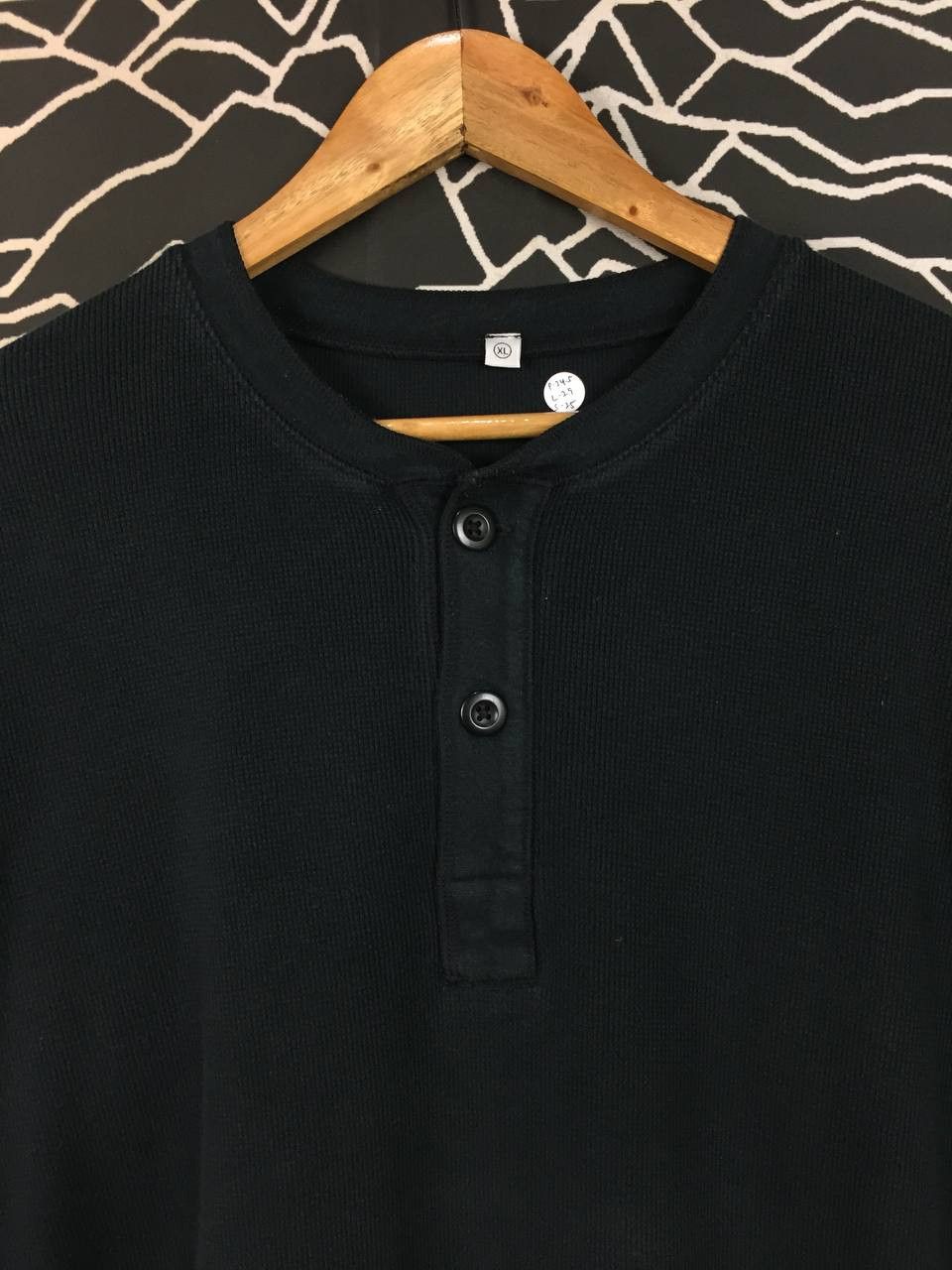 Uniqlo Uniqlo Thermal Waffle Henley Long Sleeve Tee Shirt XL Size US XL / EU 56 / 4 - 3 Thumbnail