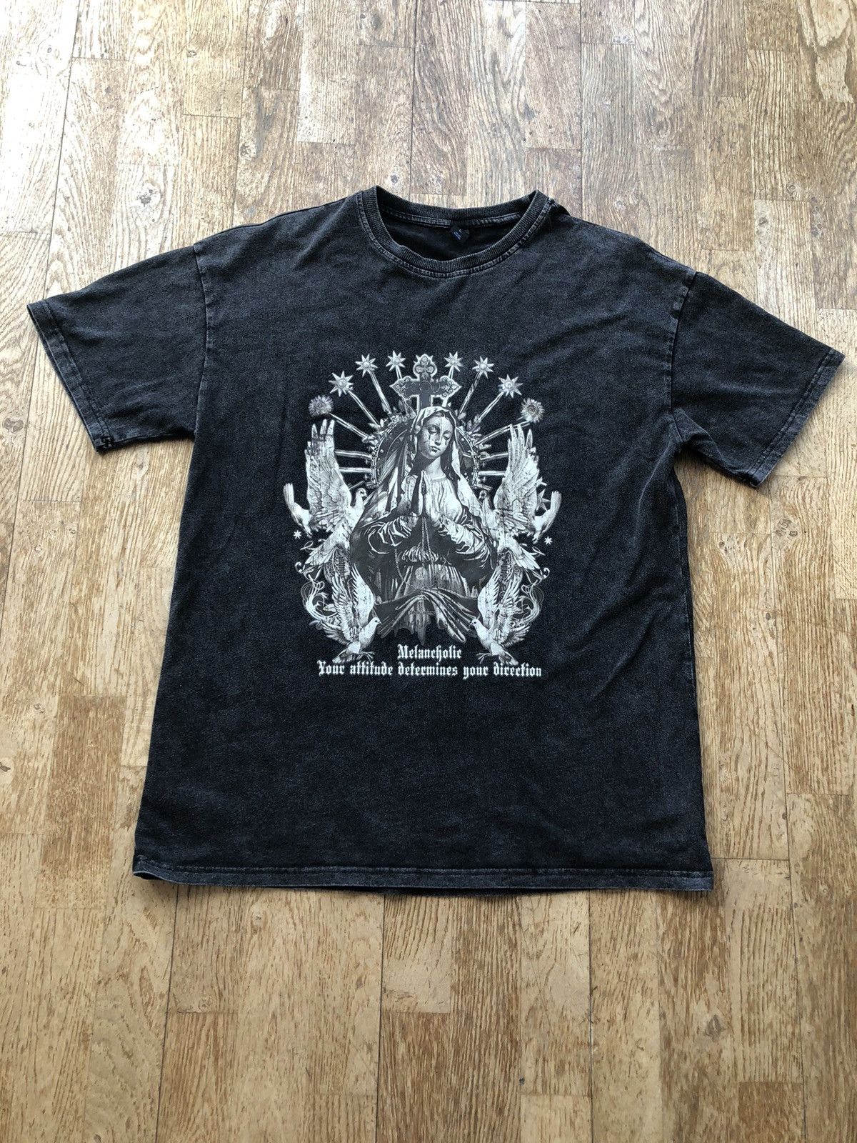 Vintage MELANCHOLIA VINTAGE QUALITY TEE SHIRT Size US L / EU 52-54 / 3 - 1 Thumbnail