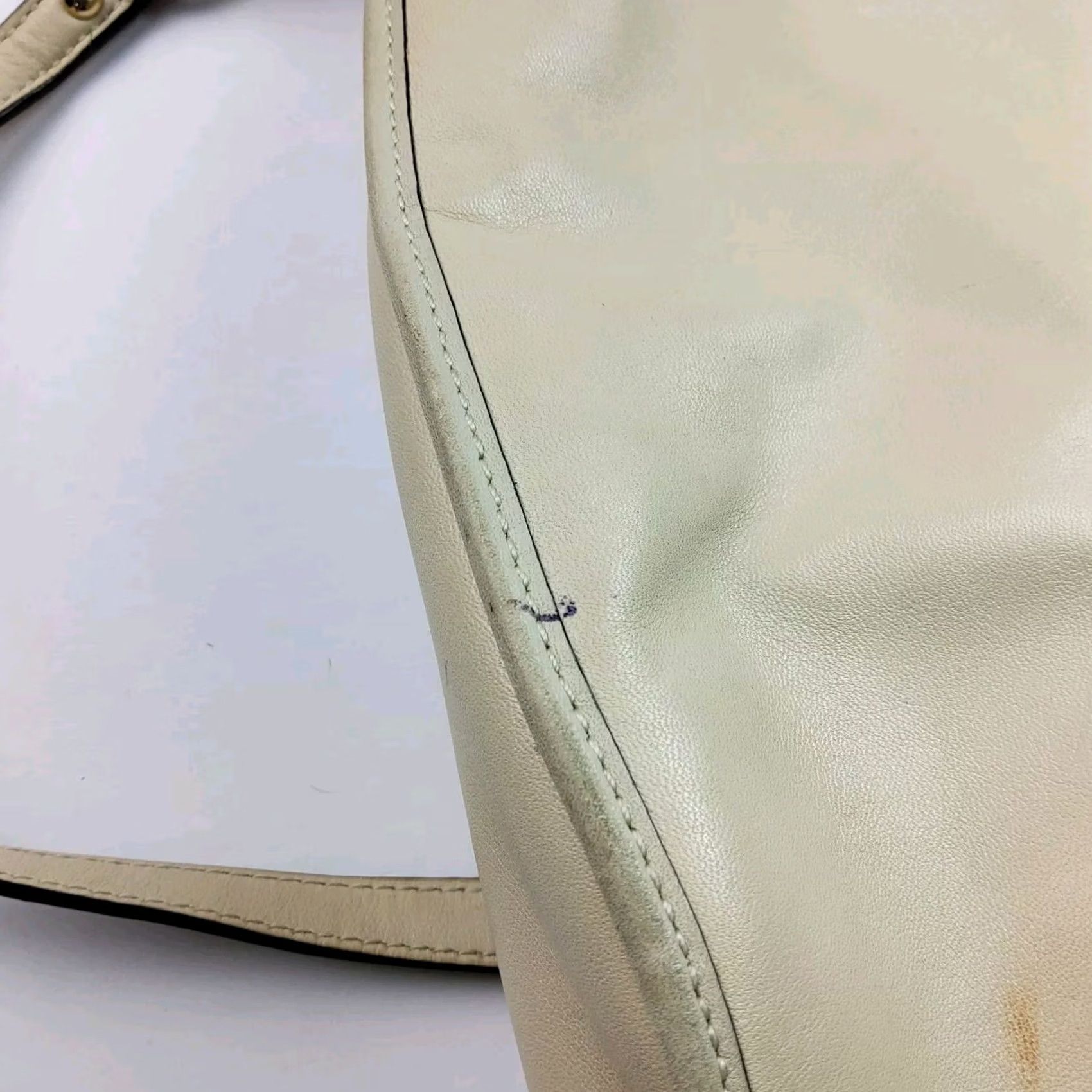 Coach Coach Shoulder Bag Purse Leather Ivory 32405 14x10.5x3.25 Women's Handbag Size ONE SIZE - 7 Thumbnail