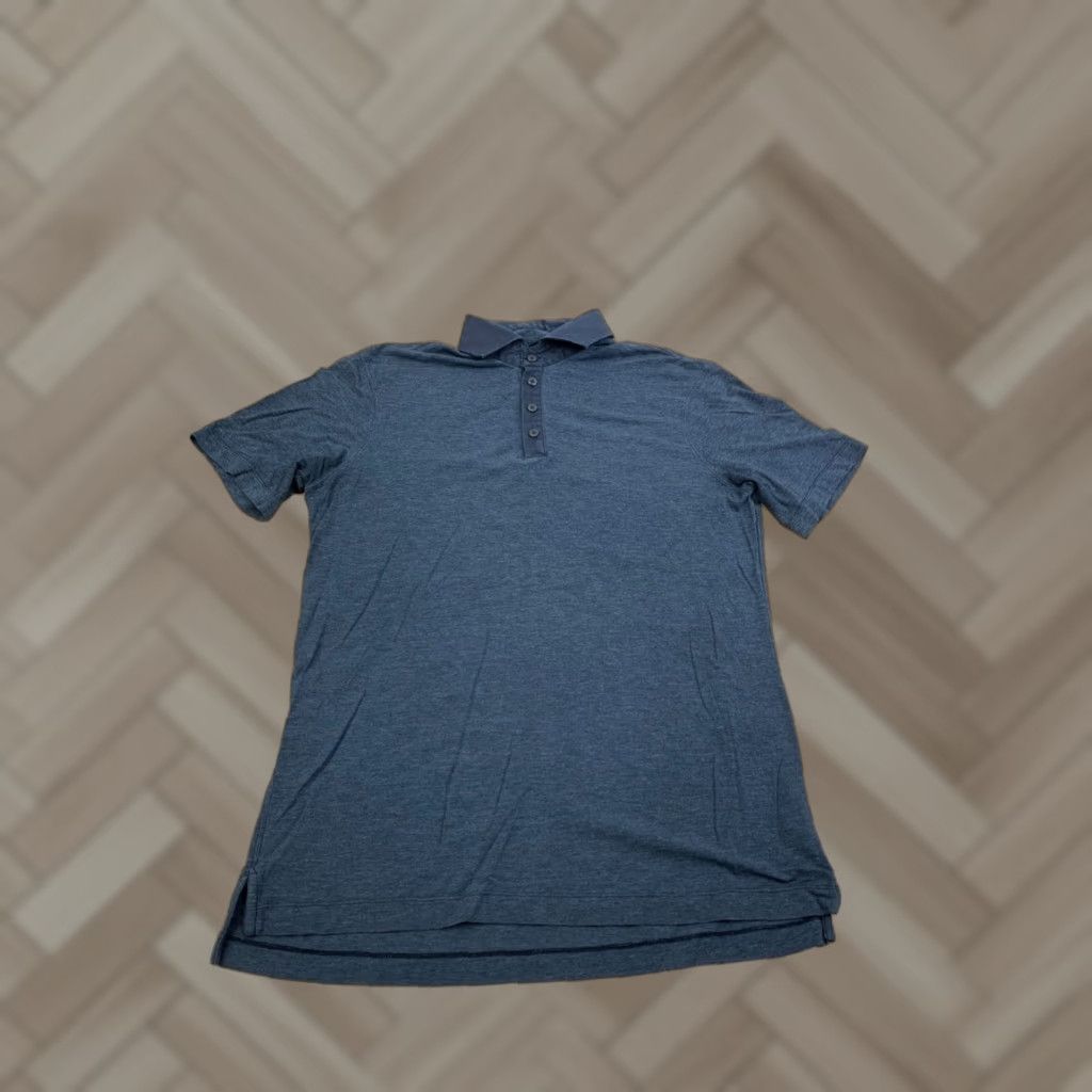 Lululemon Lululemon Polo Shirt Mens M Gray Short Sleeve Stretch Casual 11719 Size US M / EU 48-50 / 2 - 1 Thumbnail