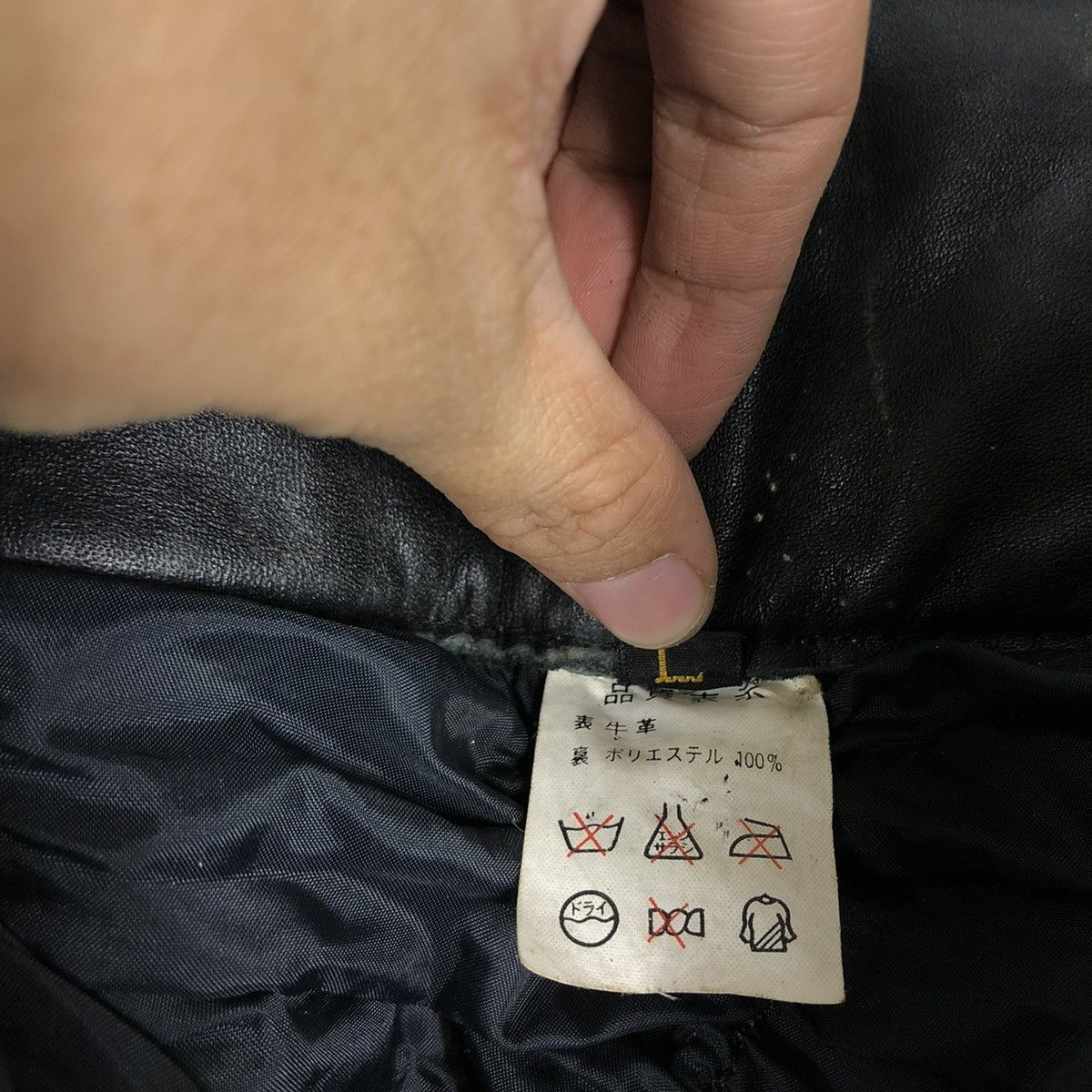 Genuine Leather 🔥VINTAGE LEATHER TROUSERS RACING PANTS SAFETY MOTOR CROSS Size US 30 / EU 46 - 10 Thumbnail