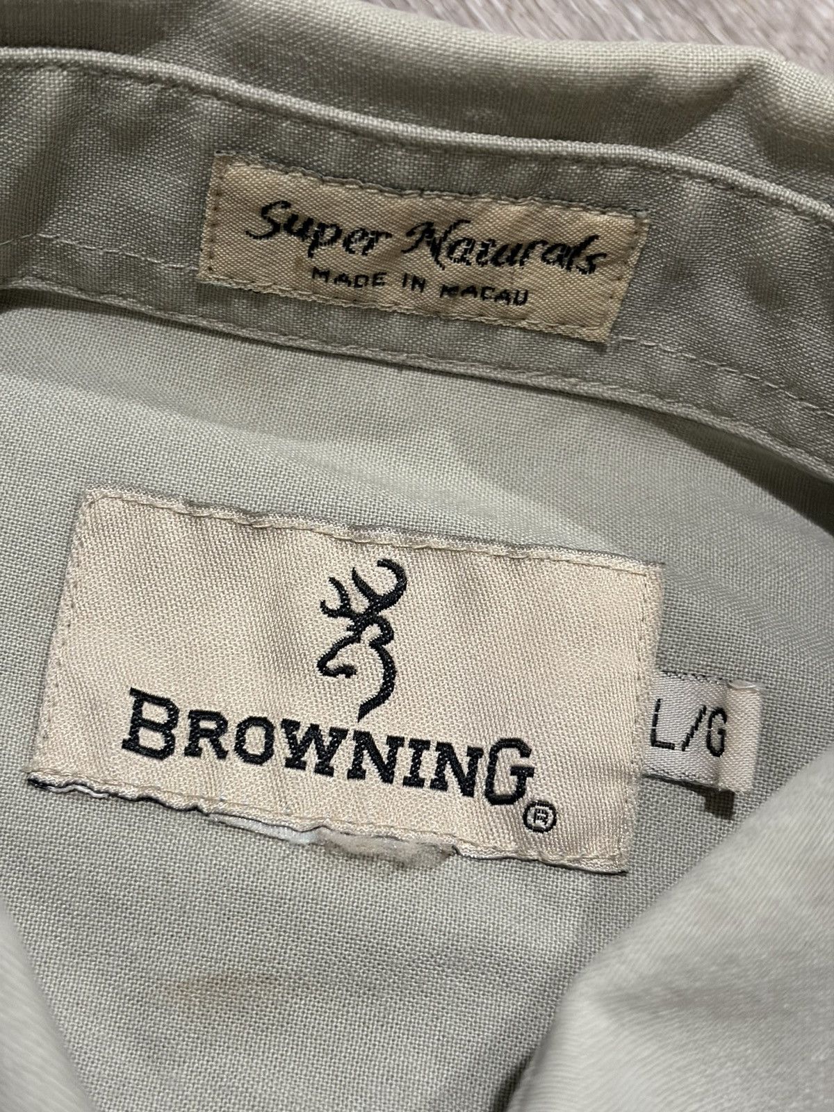 Mossy Oaks Browning Mossy Oak Camo Sleeve Shooting Shirt Size Large Size US L / EU 52-54 / 3 - 9 Thumbnail