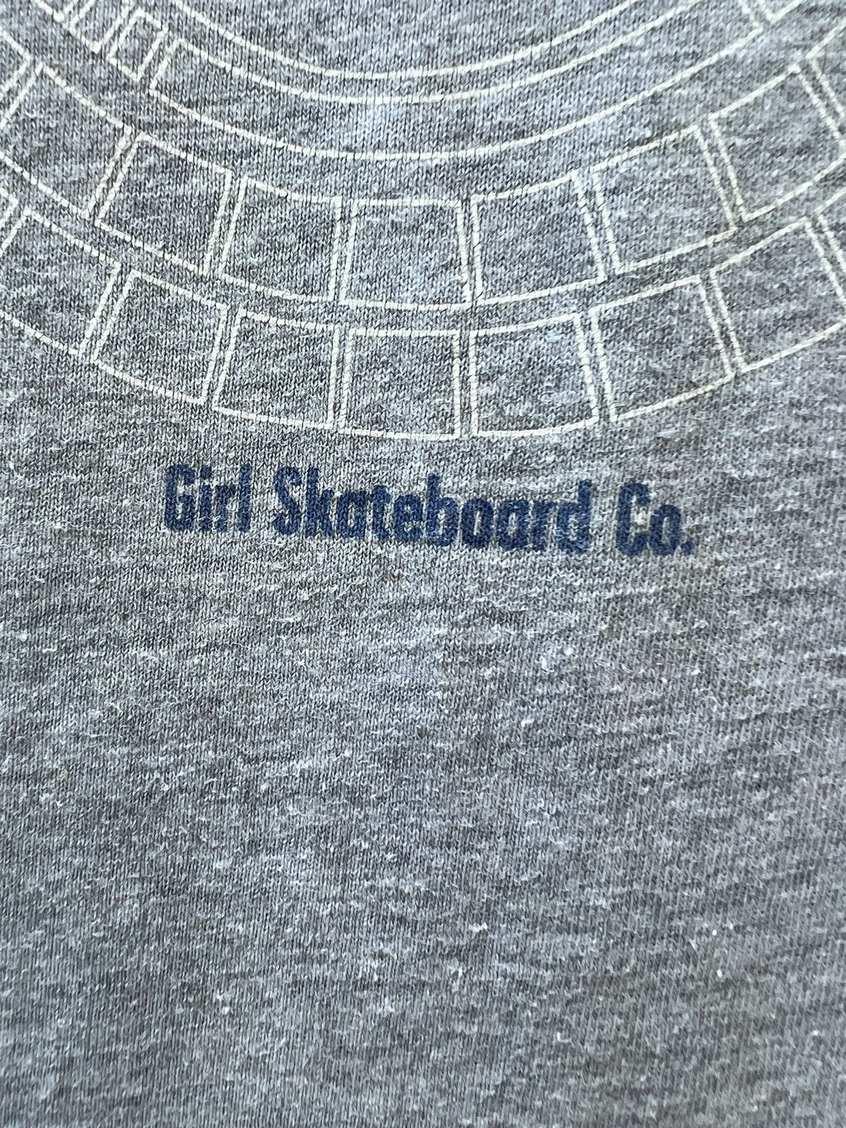 Girl Skateboards Vintage 90s Girl Skateboard Grey t shirt Size US M / EU 48-50 / 2 - 7 Thumbnail