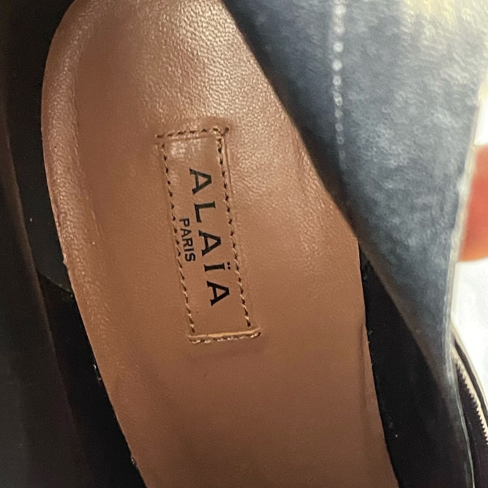 Alaia Alaia embellished black glossed-leather ankle boots IT 39 Size US 8.5 / IT 38.5 - 12 Thumbnail