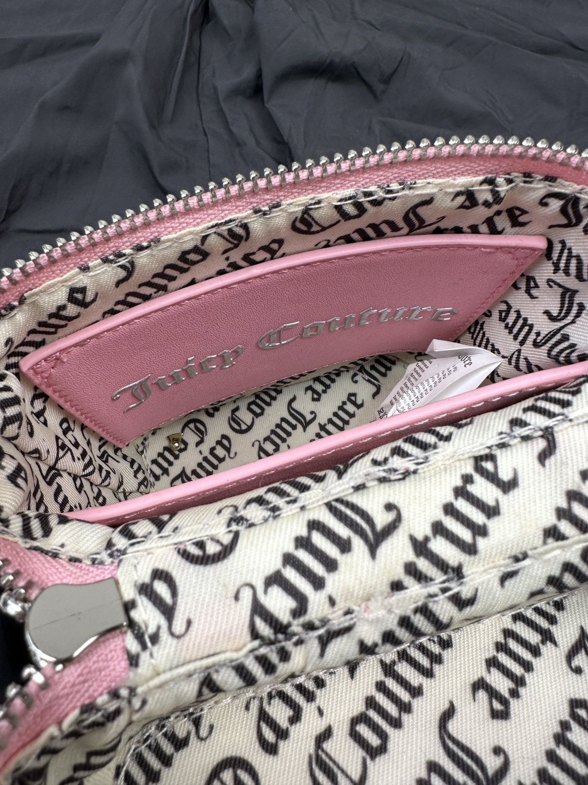 Juicy Couture JUICY COUTURE Melanie Diamante Crystal Pink Crossbody Bag Size ONE SIZE - 7 Thumbnail