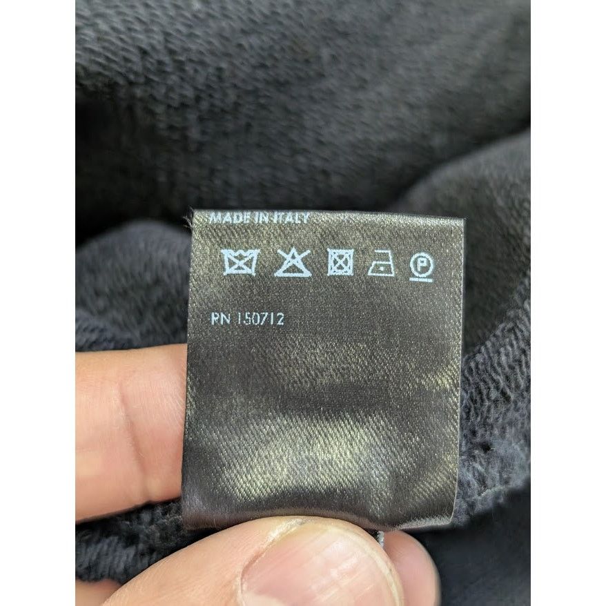Amiri o1rshd1 Miltary Specs Stencil Hoodie in Black Size US S / EU 44-46 / 1 - 20 Thumbnail