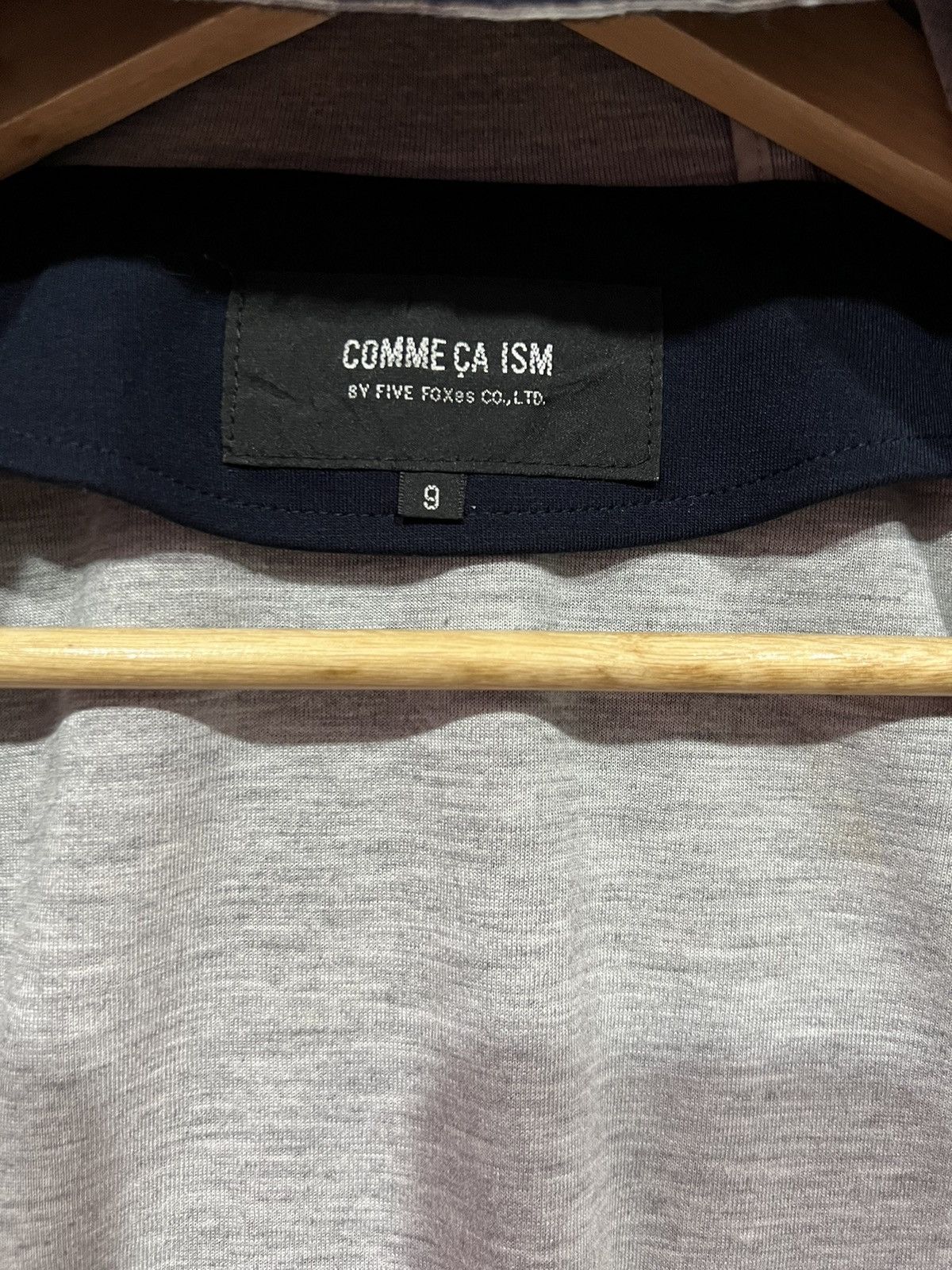 Comme Ca Ism Comme Ca ism navy blue hoodie issey miyake style lightjacket Size US M / EU 48-50 / 2 - 7 Thumbnail