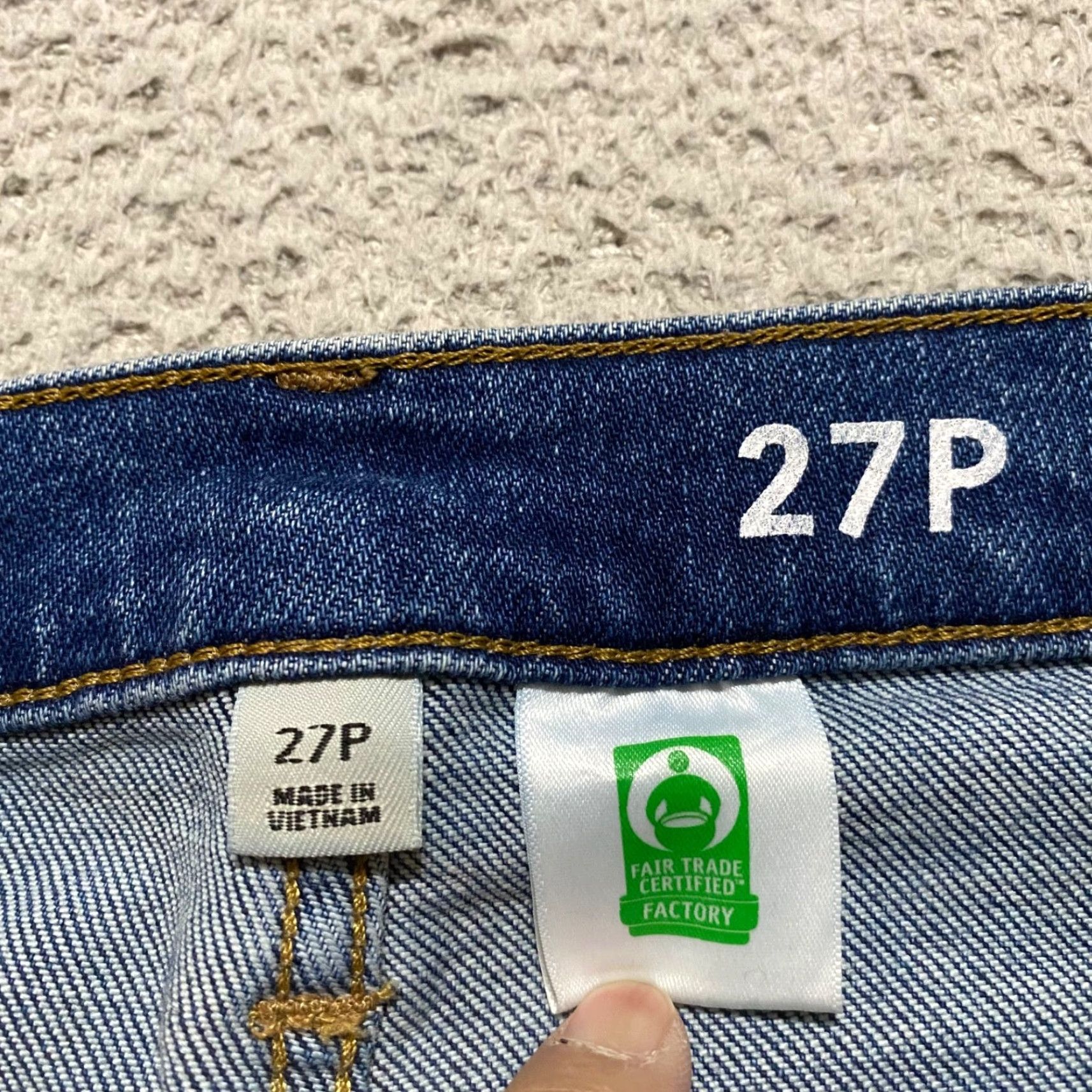 J.Crew J.CREW Jeans Slim 27P Petite 5-Pocket Denim Medium Blue Straight Women's Vintage? No Size 27" / US 4 / IT 40 - 4 Thumbnail