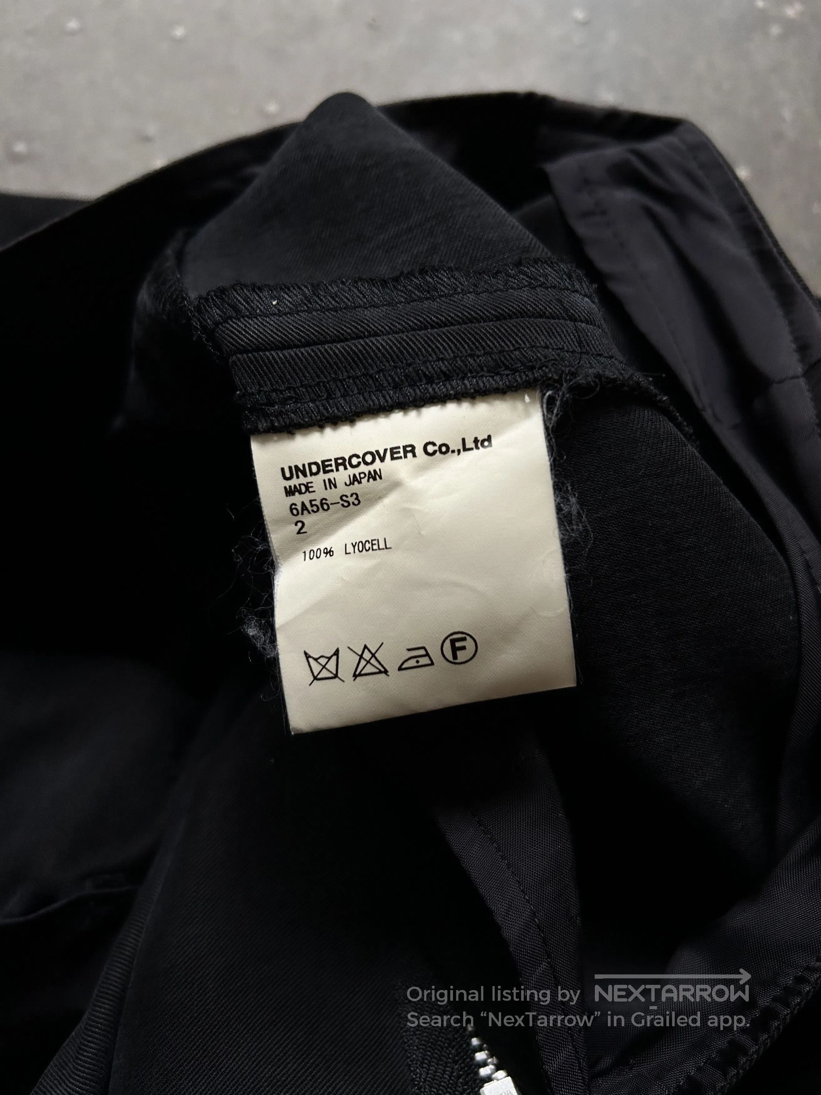 Undercover black deconstructed tie skirt. Size 33" - 8 Thumbnail