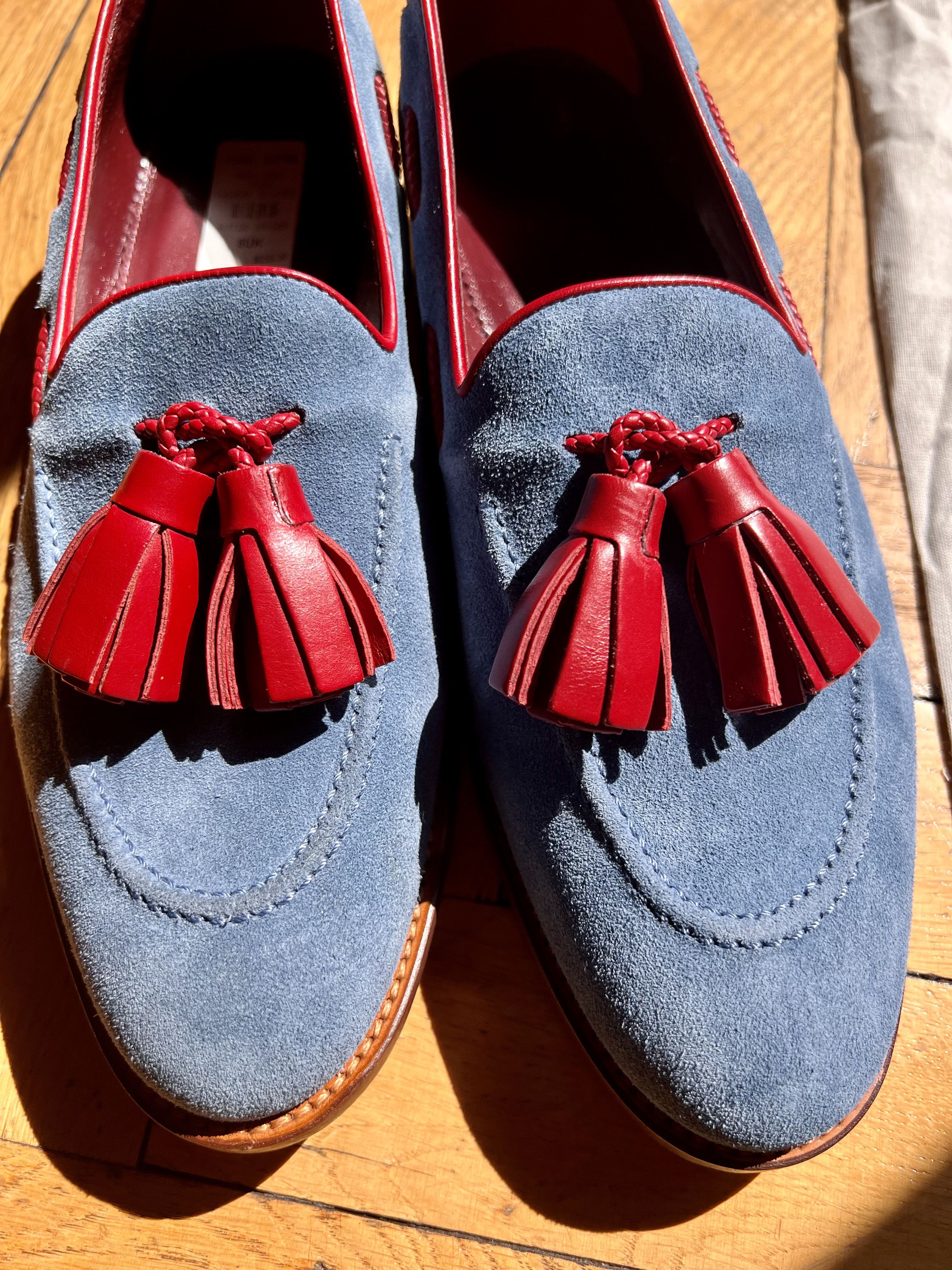 Manolo Blahnik Handmade! ManoloB tasseled loafers size 8UK 9US Size US 9 / EU 42 - 12 Thumbnail