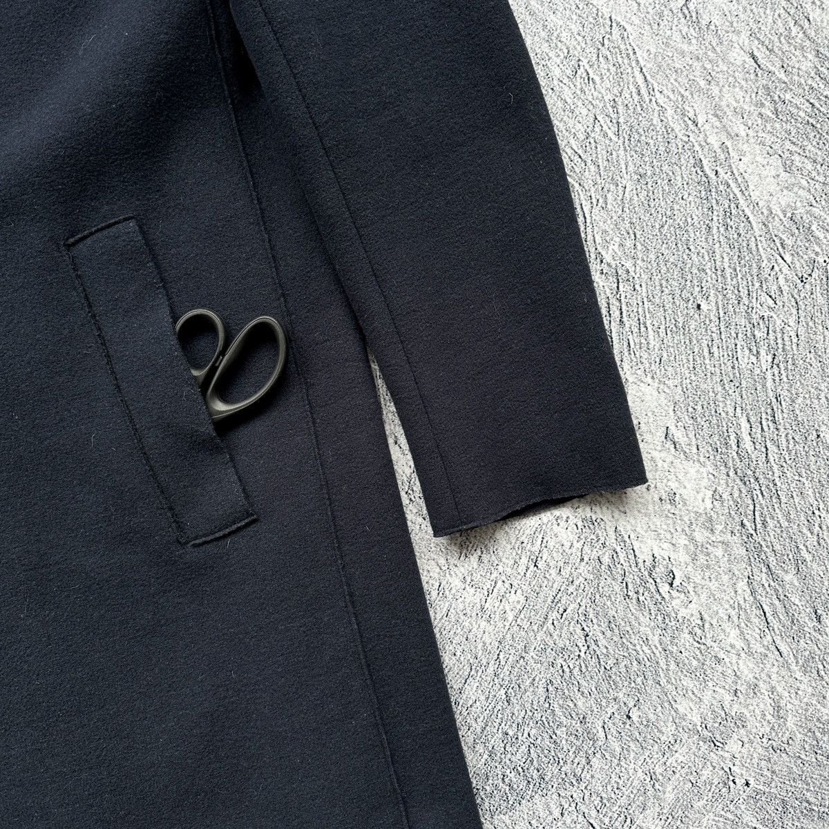 Michael Kors Men’s Michael Kors Wool Coat Button Jacket Dark Blue Size: S Size US S / EU 44-46 / 1 - 6 Thumbnail
