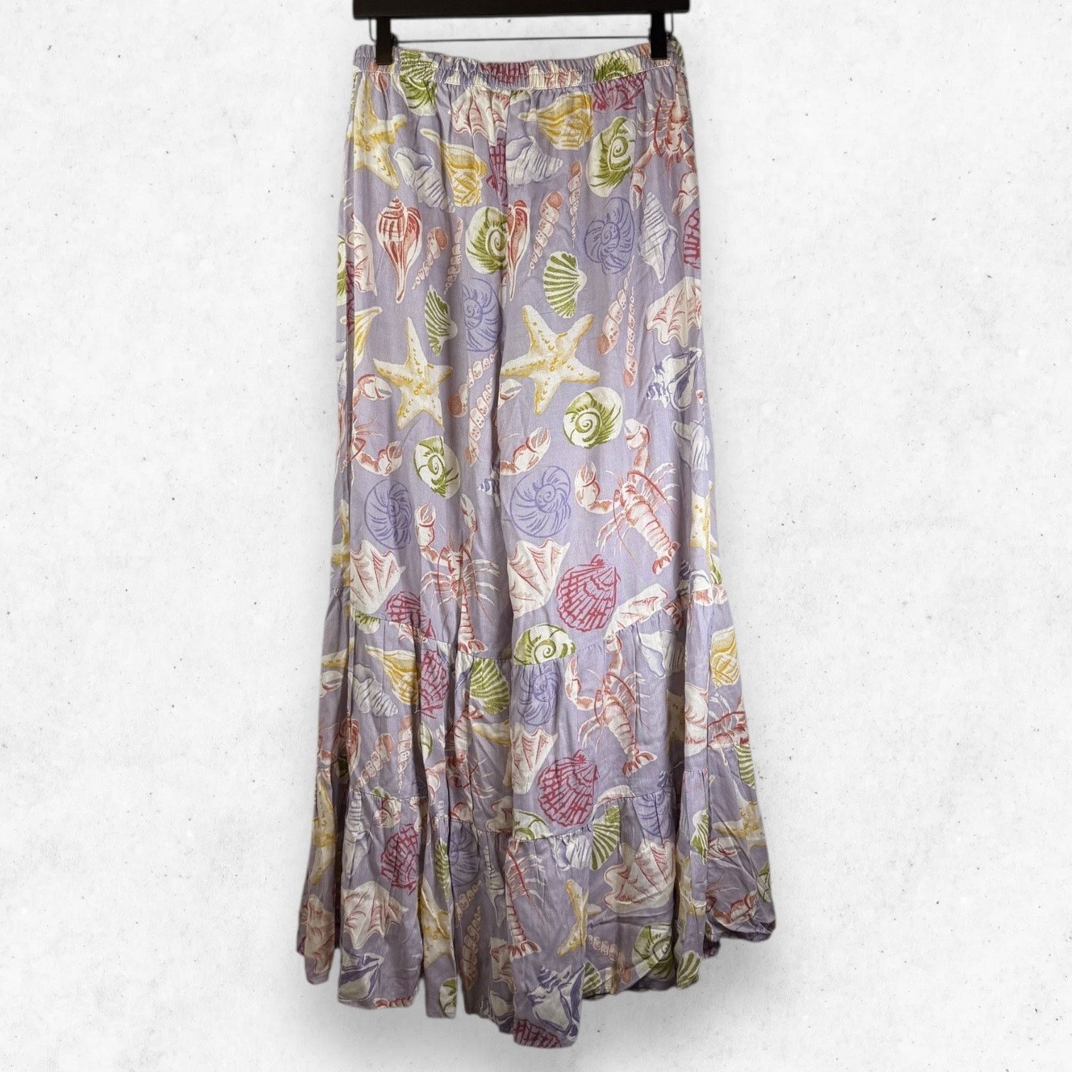 Other True Destinations Resort Wear Flare Hippie Pants Beach sz L Size 31" - 2 Thumbnail