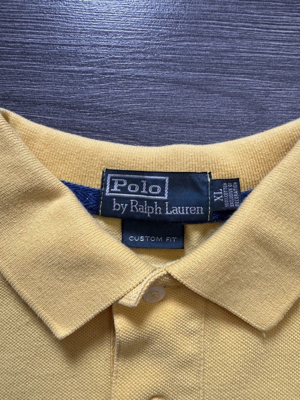 Polo Ralph Lauren Polo Ralph Lauren Yellow USA Big Pony Polo Shirt Chief Keef Size US XL / EU 56 / 4 - 3 Thumbnail